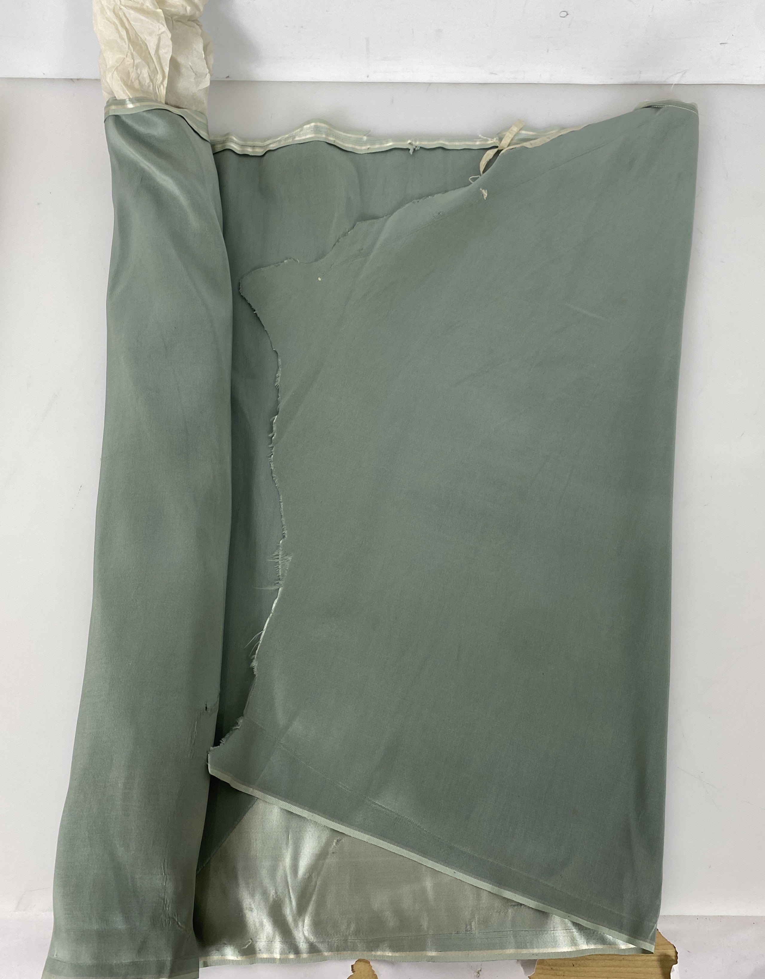 Vintage Green Fabric Pieces