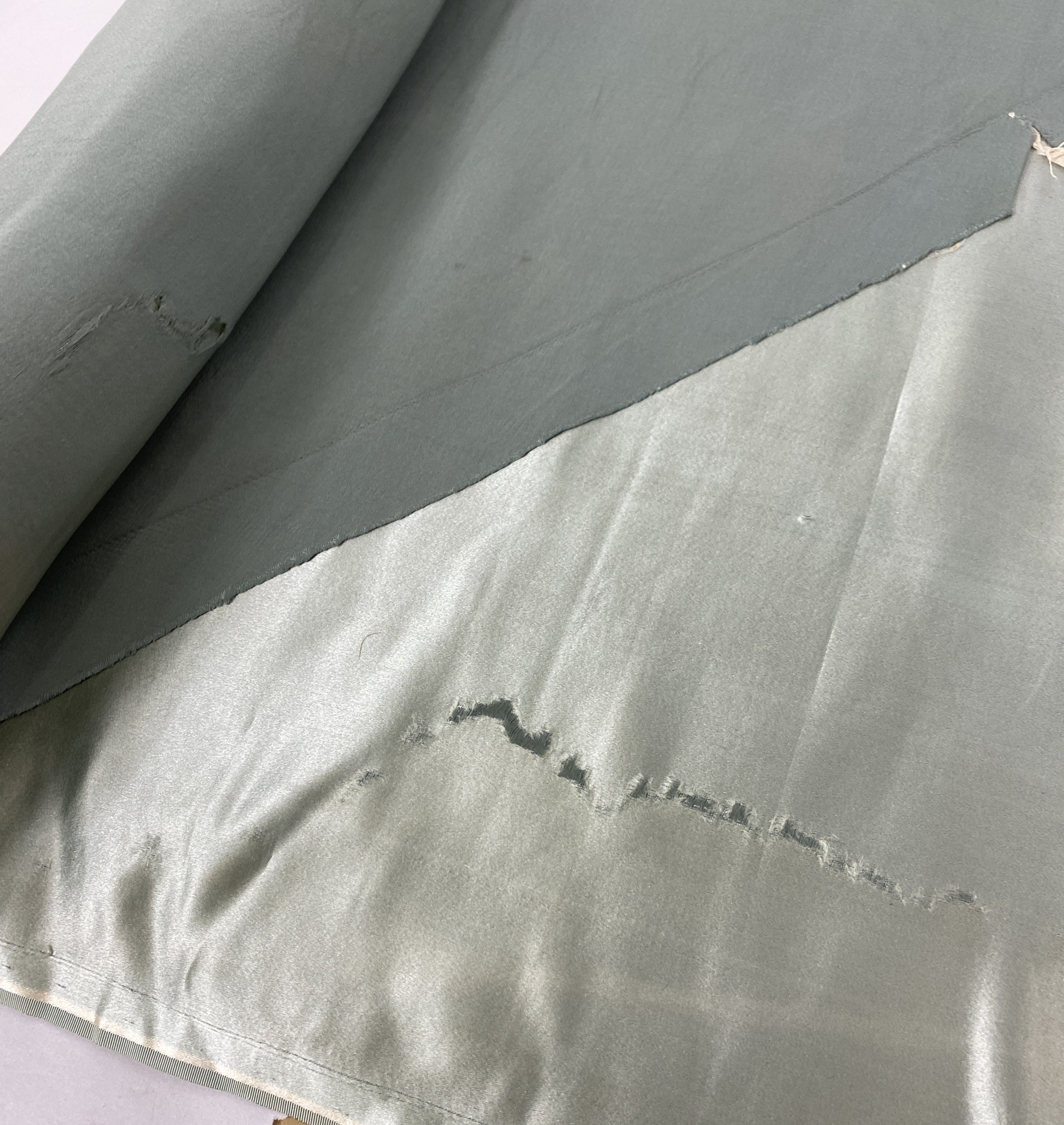Vintage Green Fabric Pieces