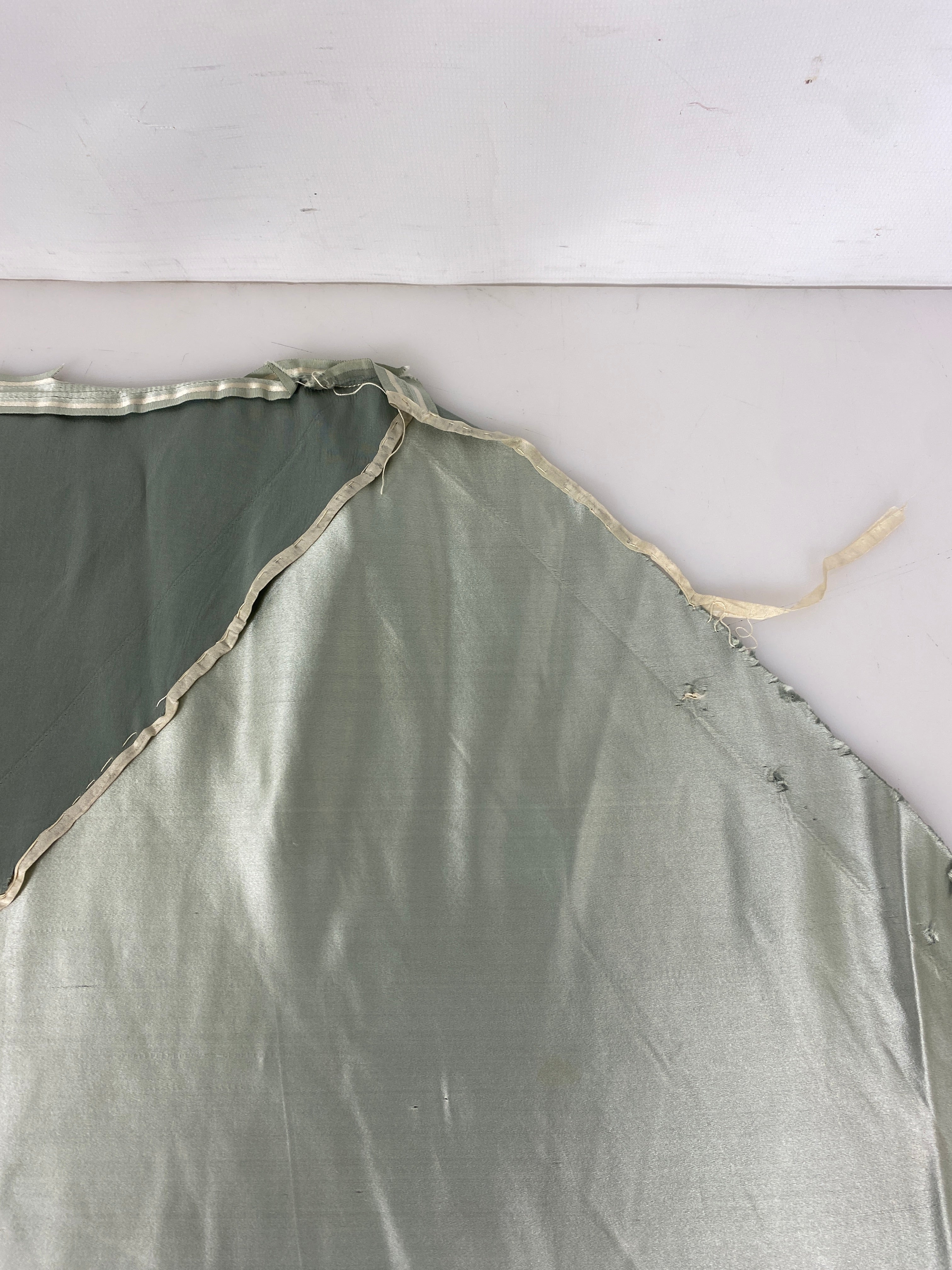 Vintage Green Fabric Pieces