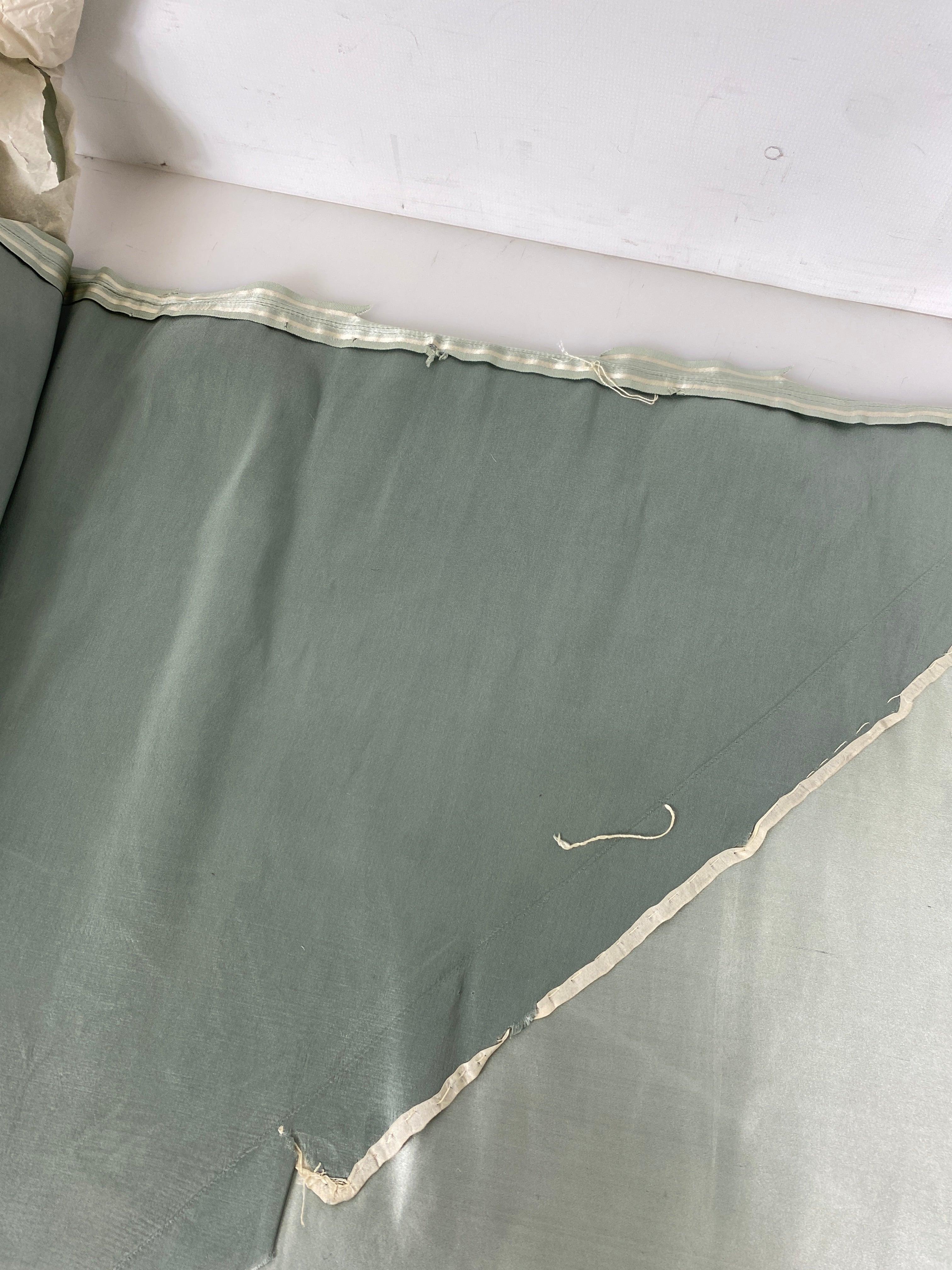 Vintage Green Fabric Pieces