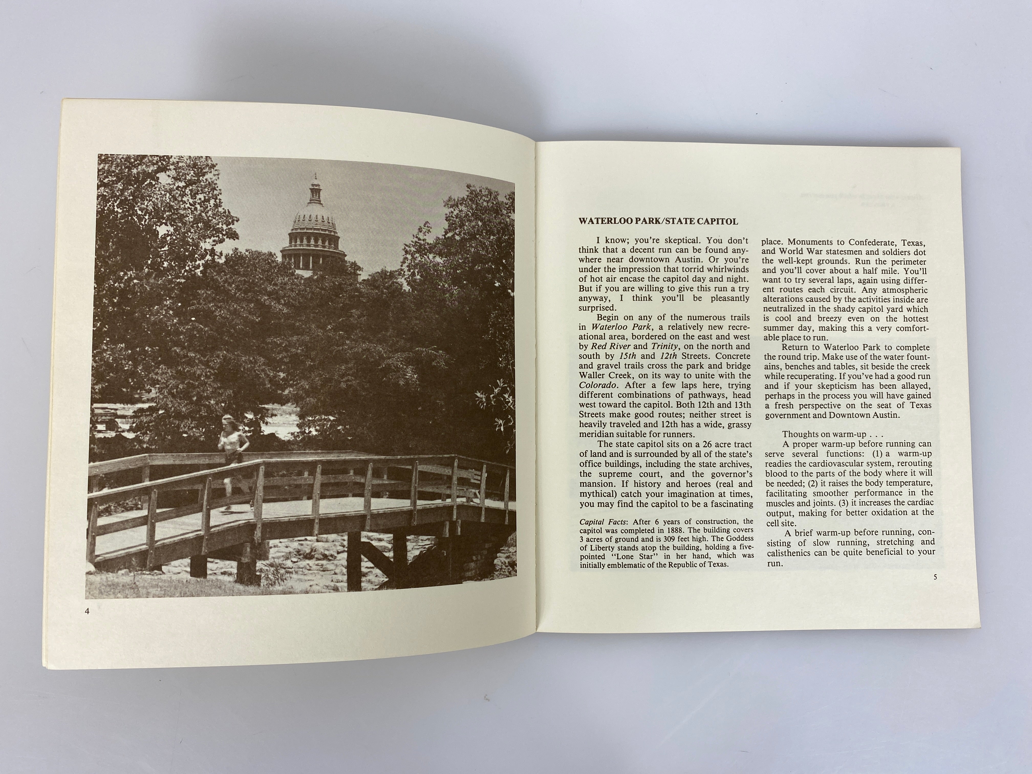 Vintage Guide to Austin (Texas) Running by Steve Hoppes 1976 Rare SC