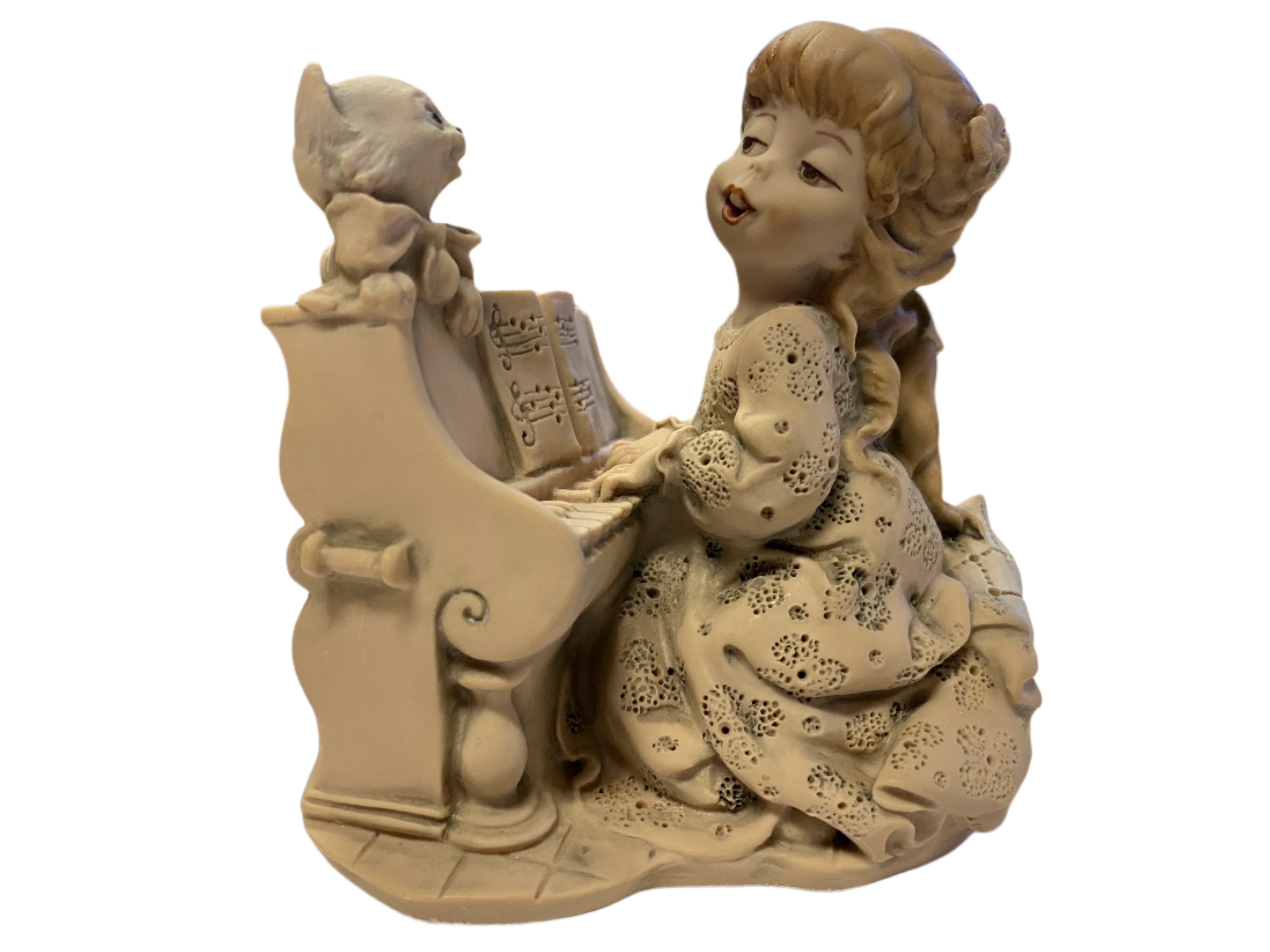 Vintage Guiseppe Armani Resin Cat Figurine