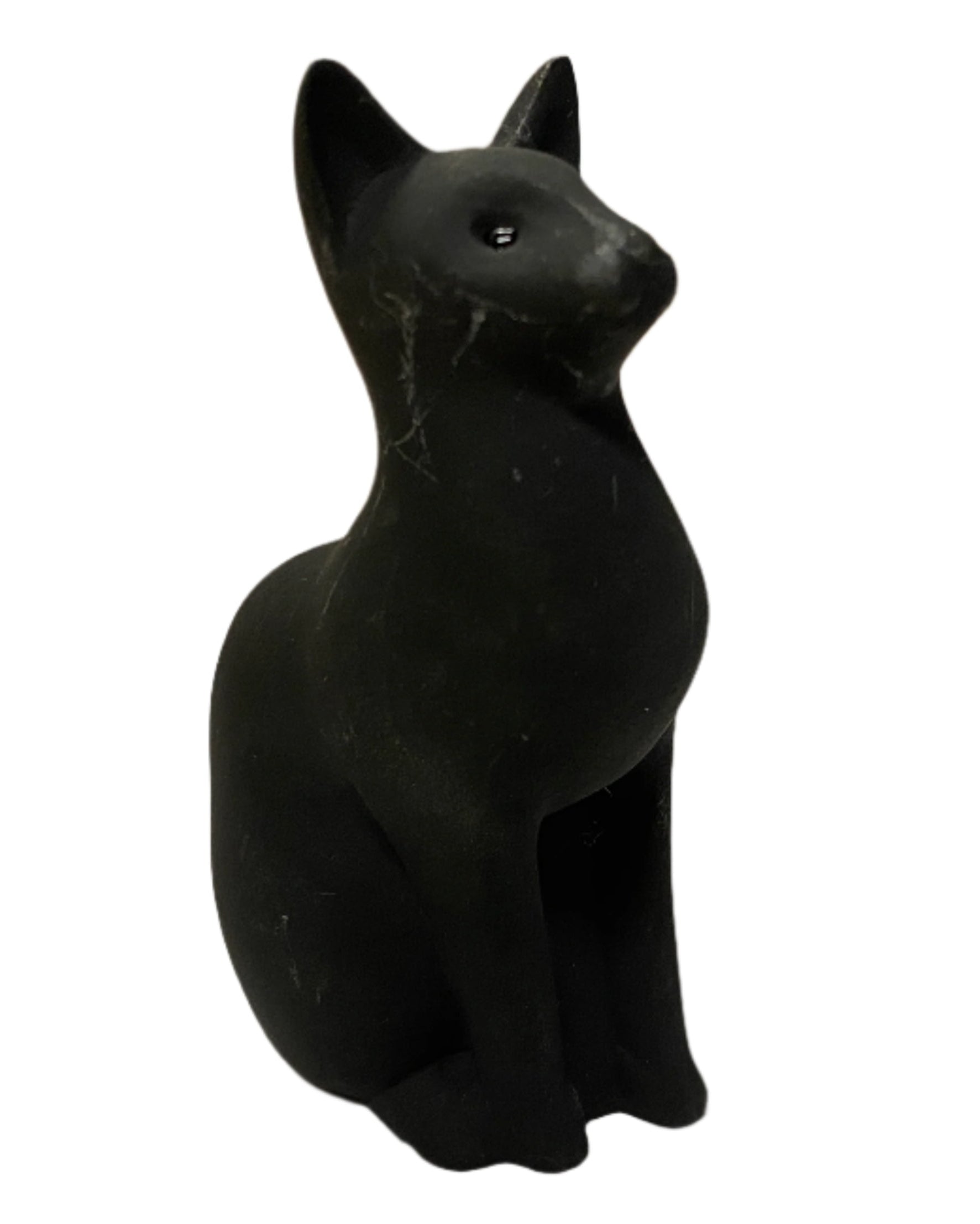 Vintage Highbank Porcelain Black Cat Figurine