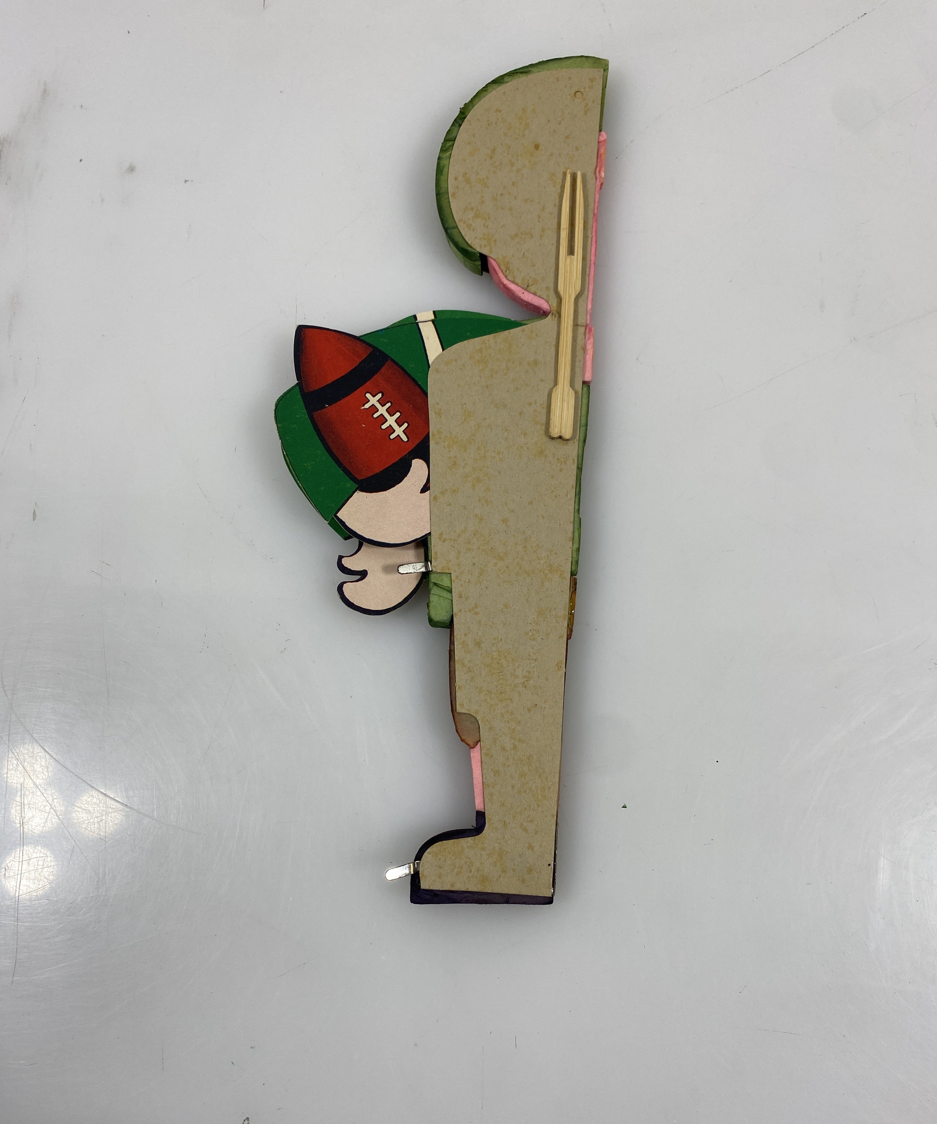 Vintage Honeycomb Football Decoration