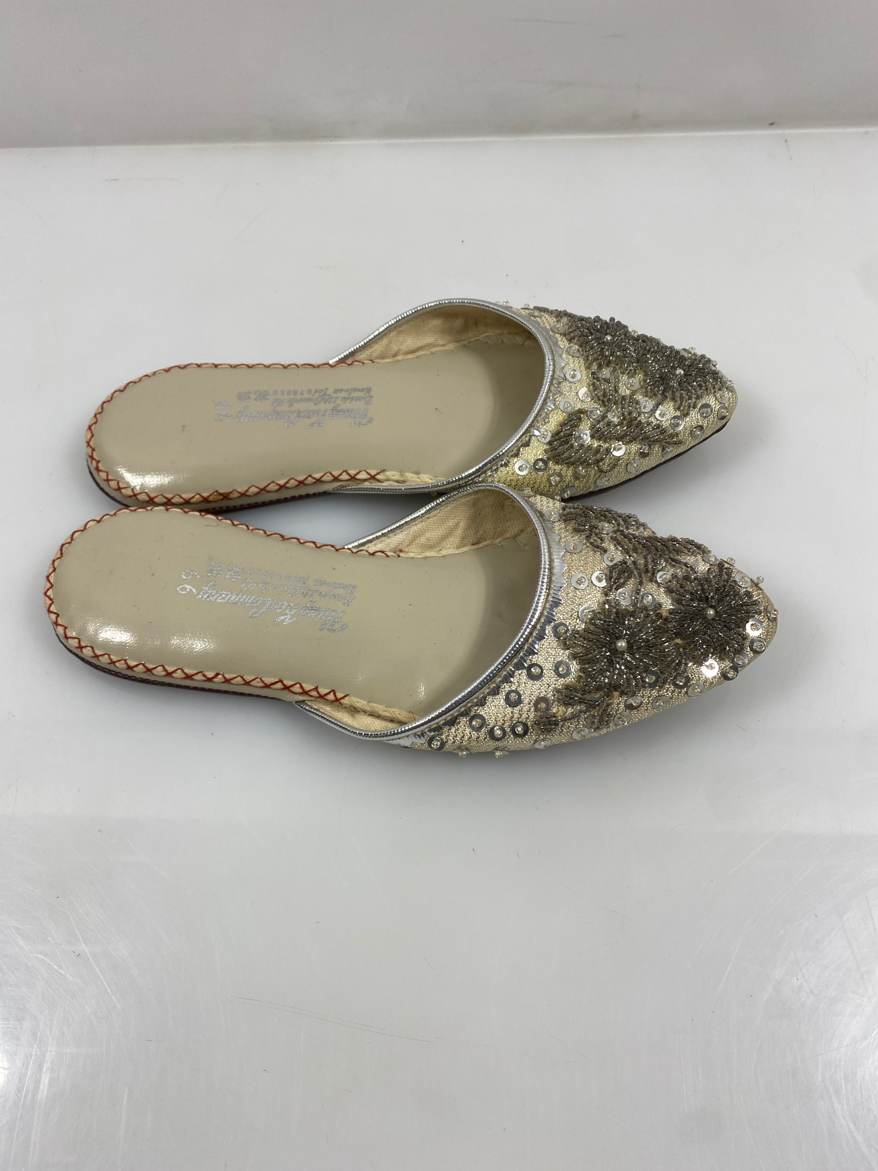 Vintage Hung Kee Company Beaded Shoes