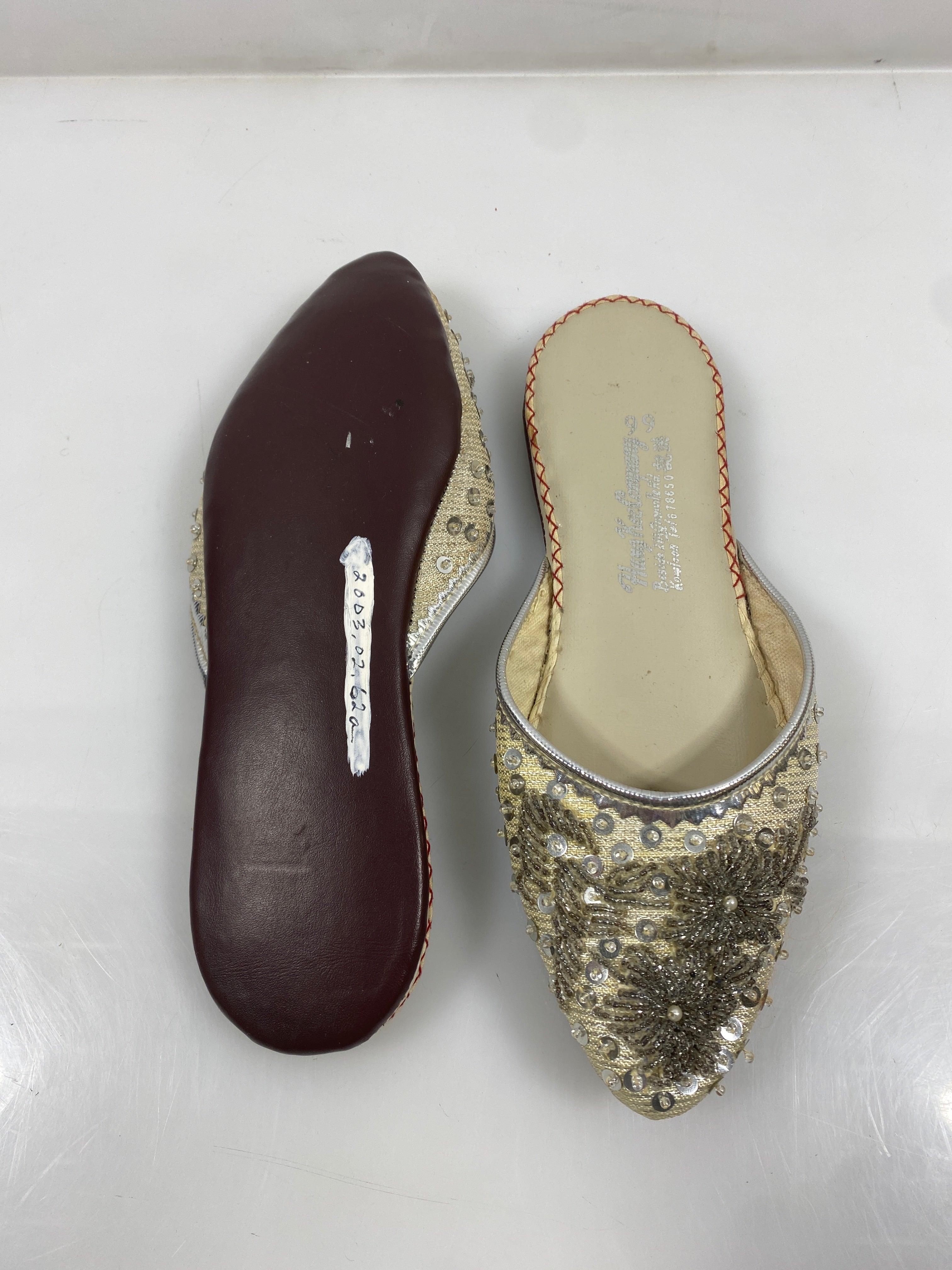 Vintage Hung Kee Company Beaded Shoes