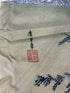 Vintage Japanese White Silk Print