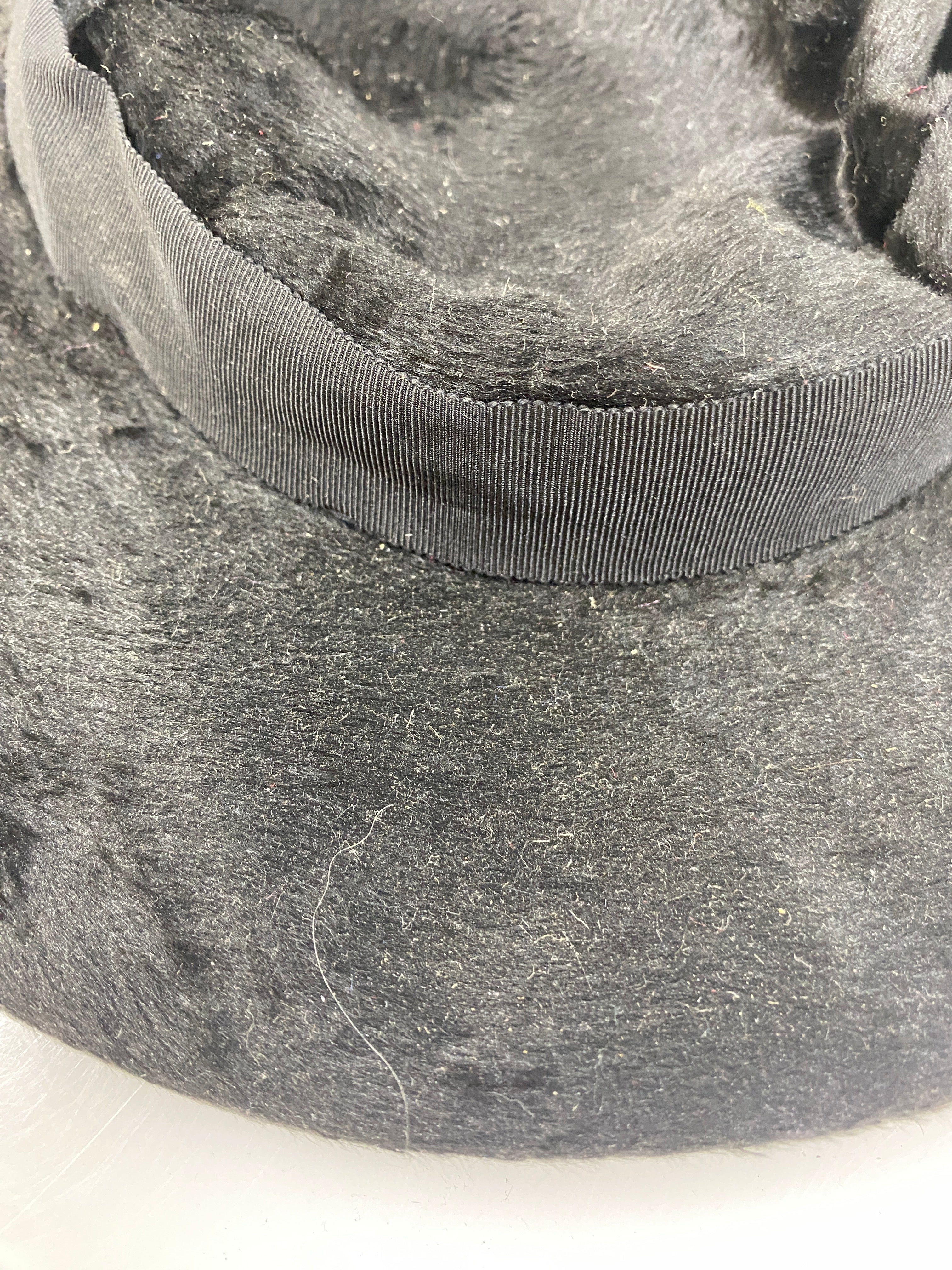 Vintage Knox New York Black Black Fur Hat