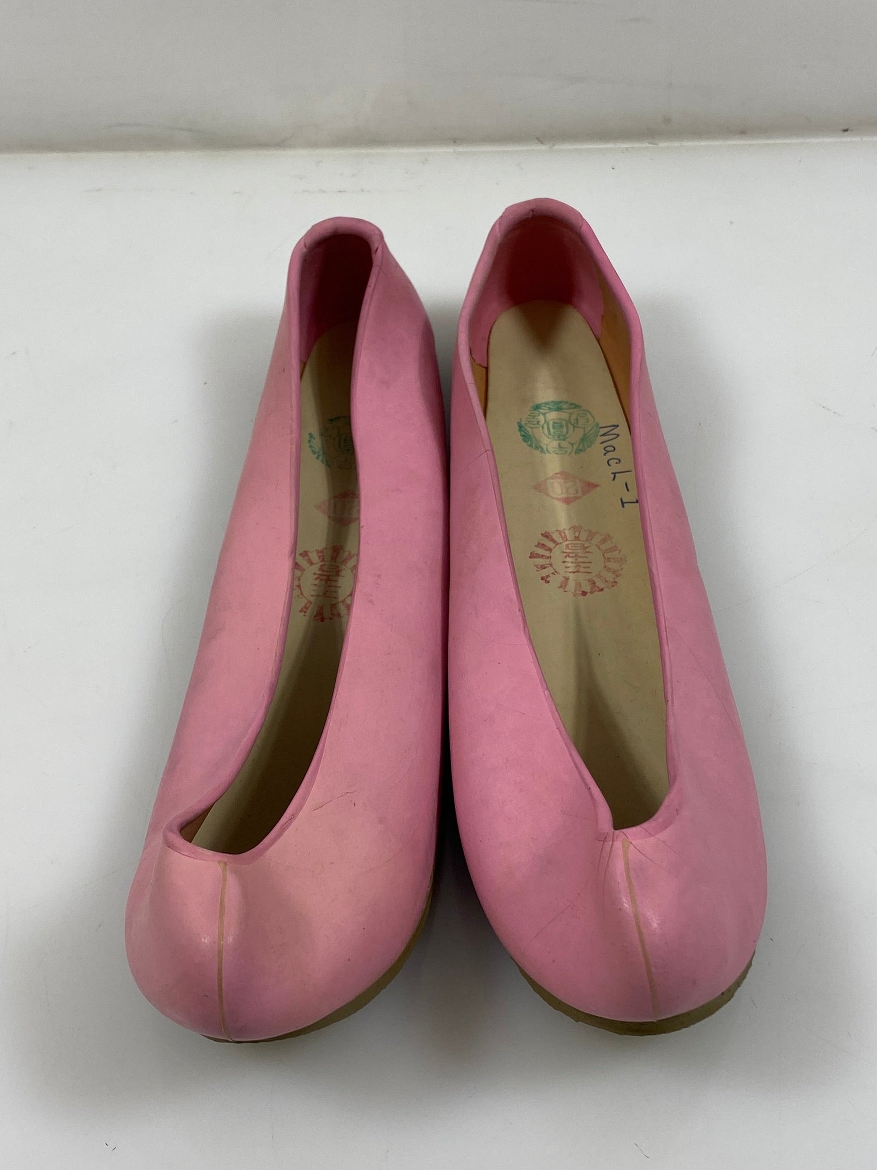 Vintage Korean Pink Rubber Shoes