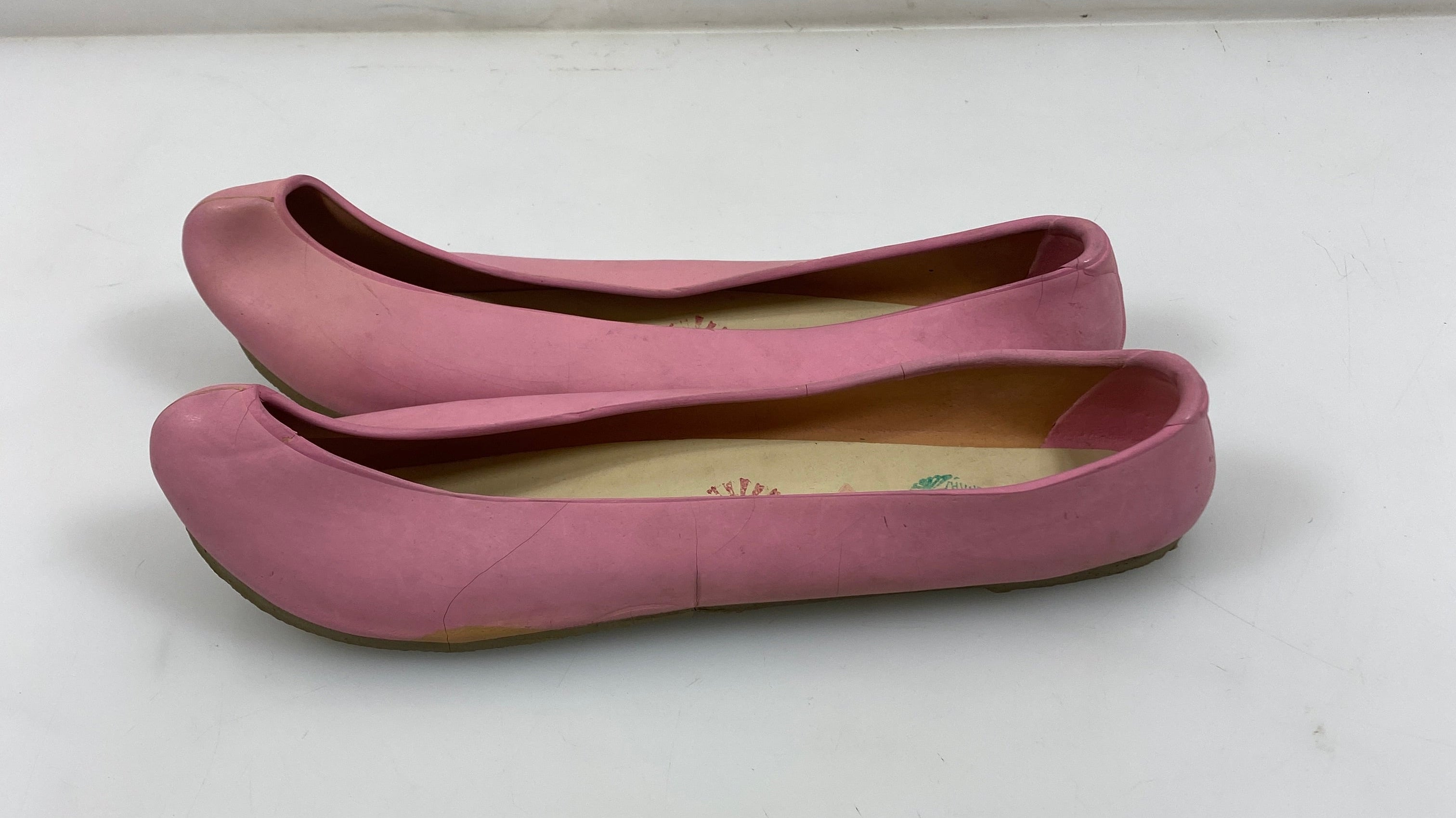 Vintage Korean Pink Rubber Shoes
