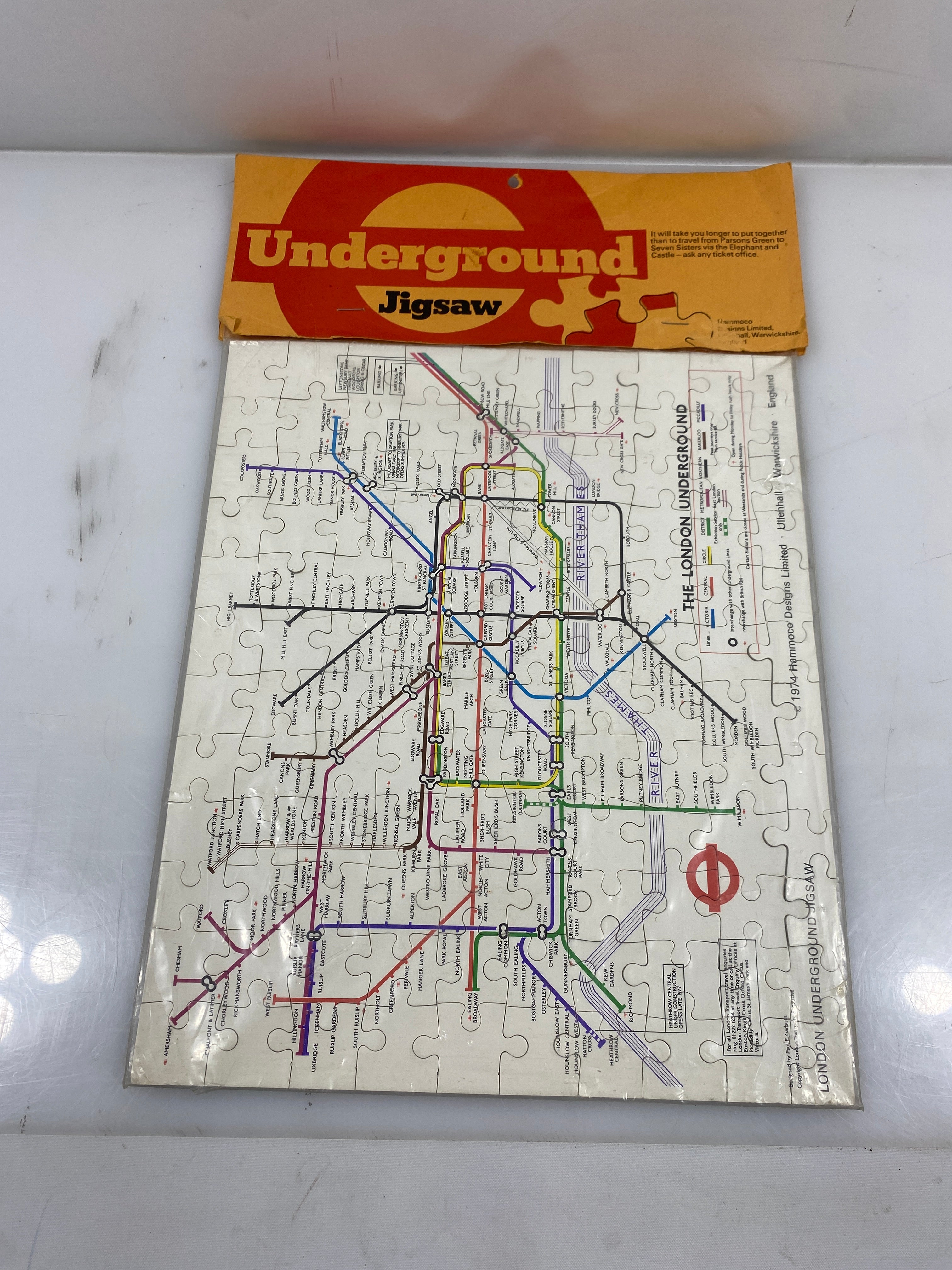 Vintage London Underground Puzzle