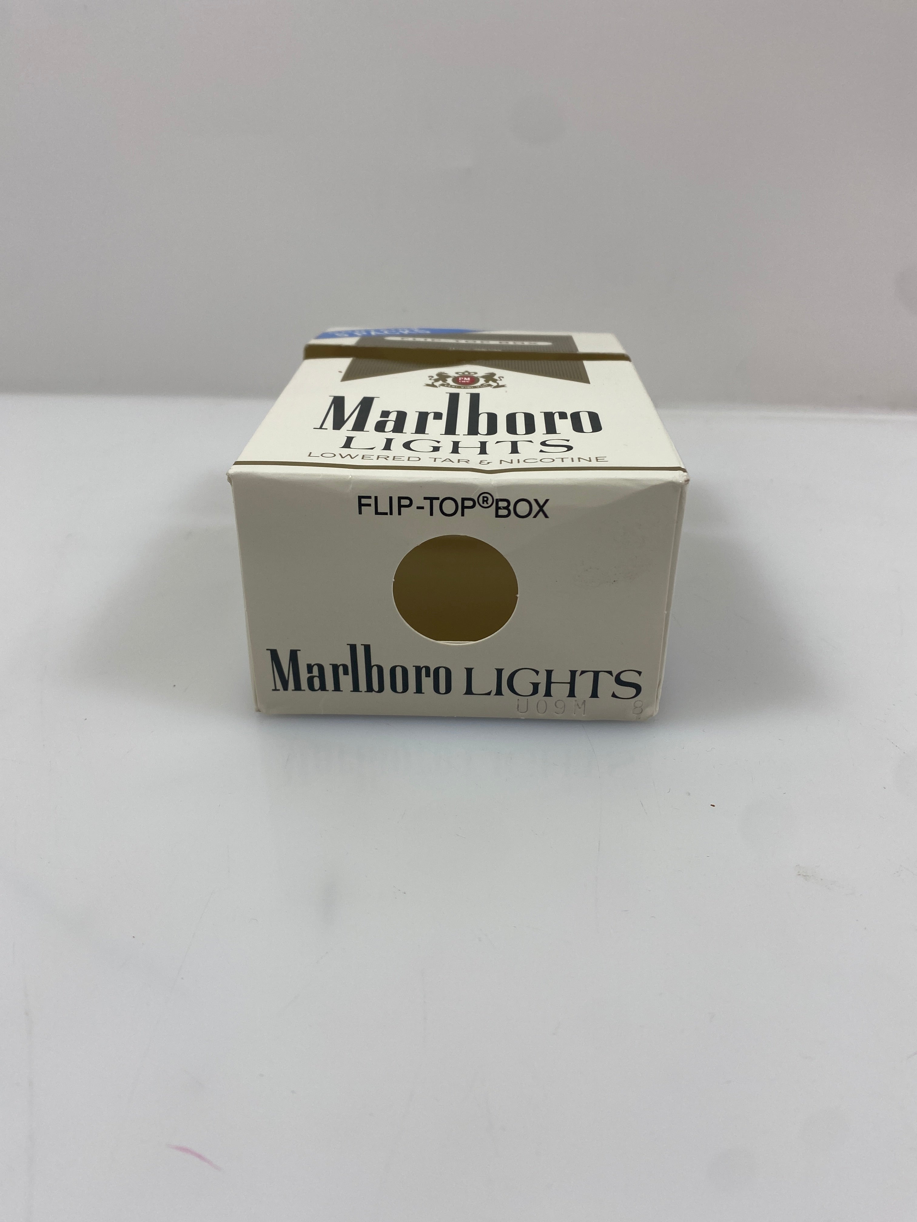 Vintage Marlboro Lights 5 pack Cigarette Flip Top Empty Box