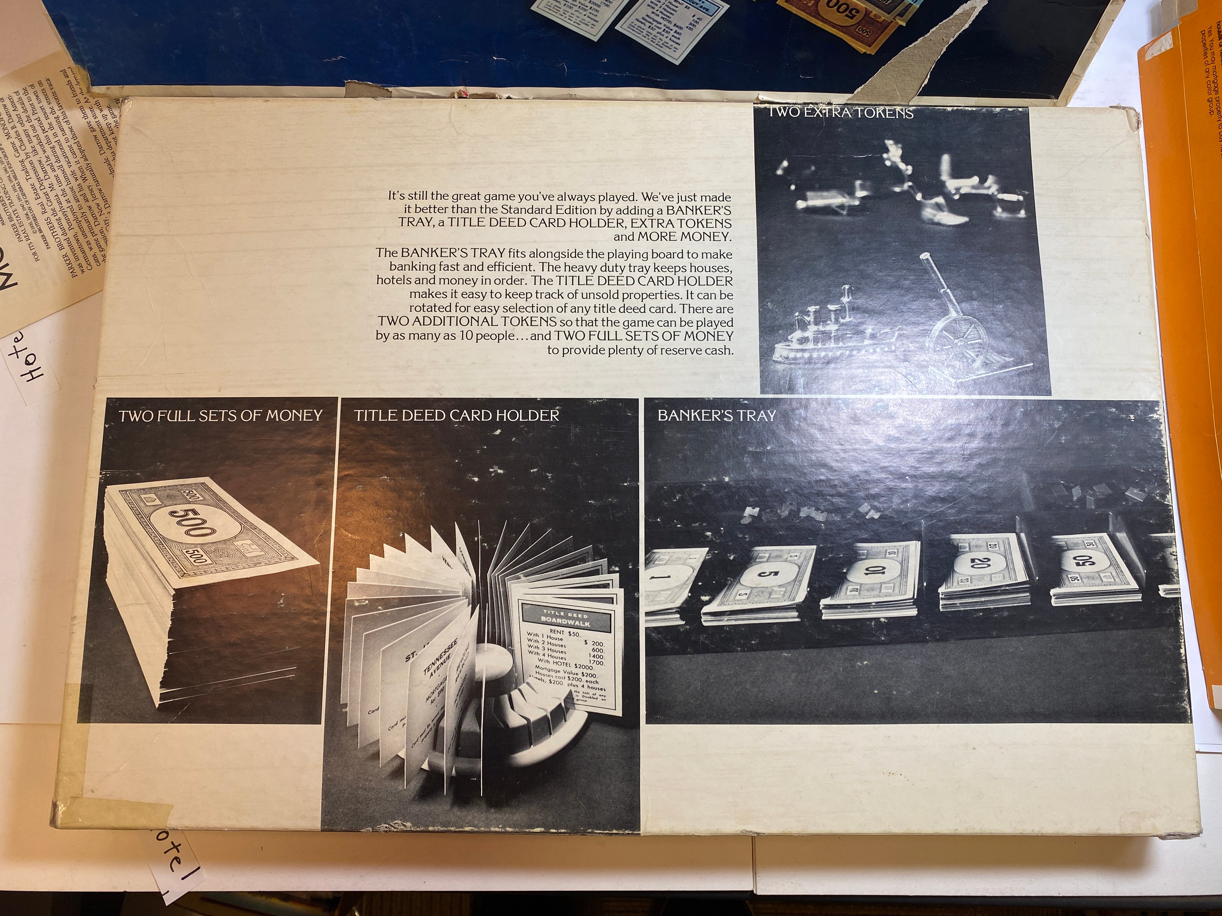 Vintage Monopoly Anniversary Edition Boardgame 1979