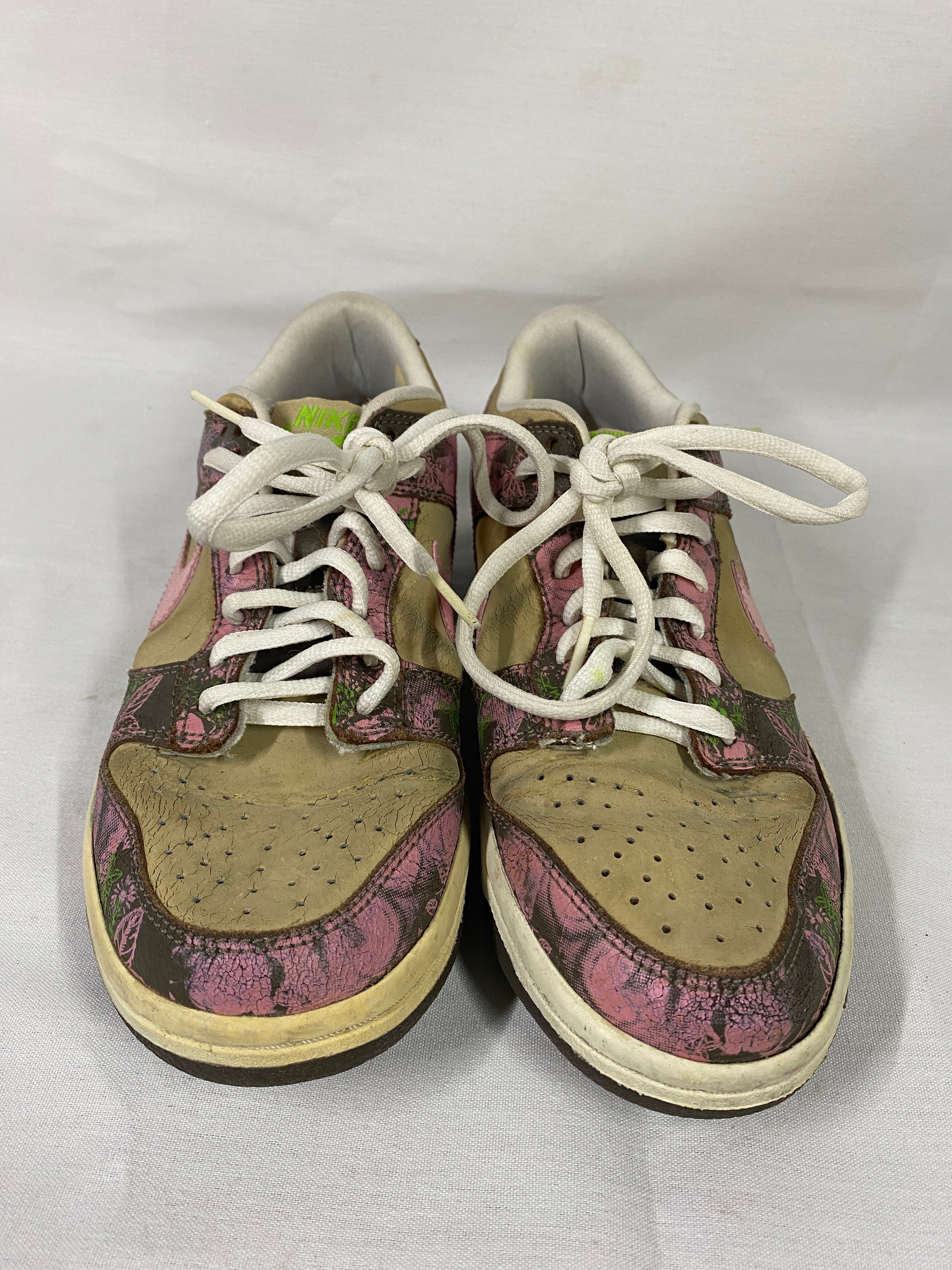 Vintage Nike Dunk Low "Floral" Girls Size 5.5Y