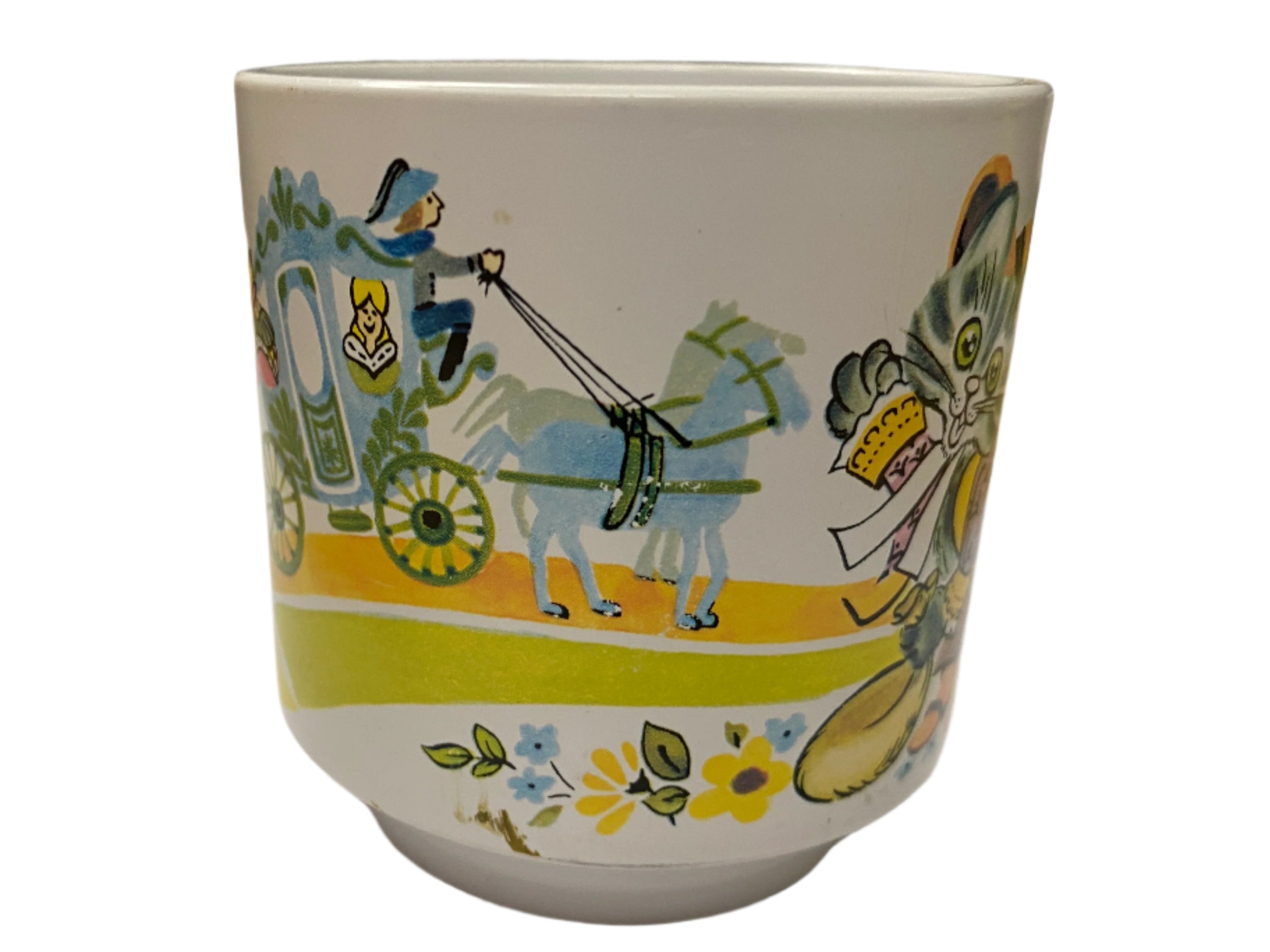 Vintage Oneida Ware Puss in Boots Plastic Cup