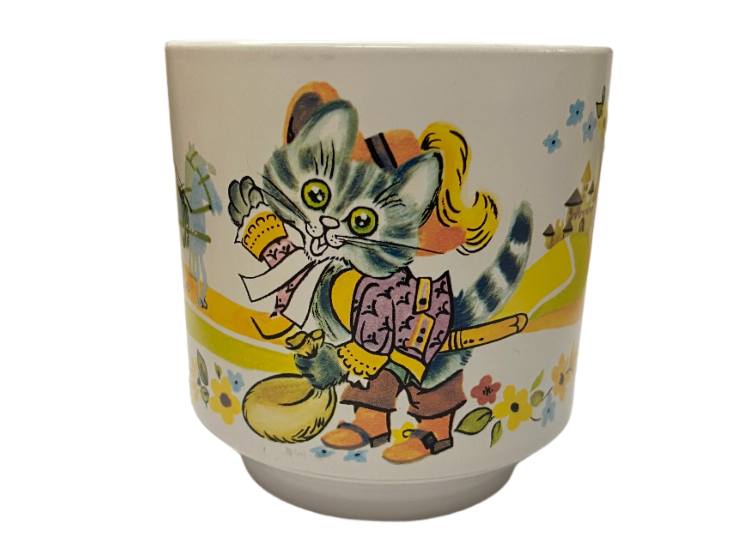 Vintage Oneida Ware Puss in Boots Plastic Cup