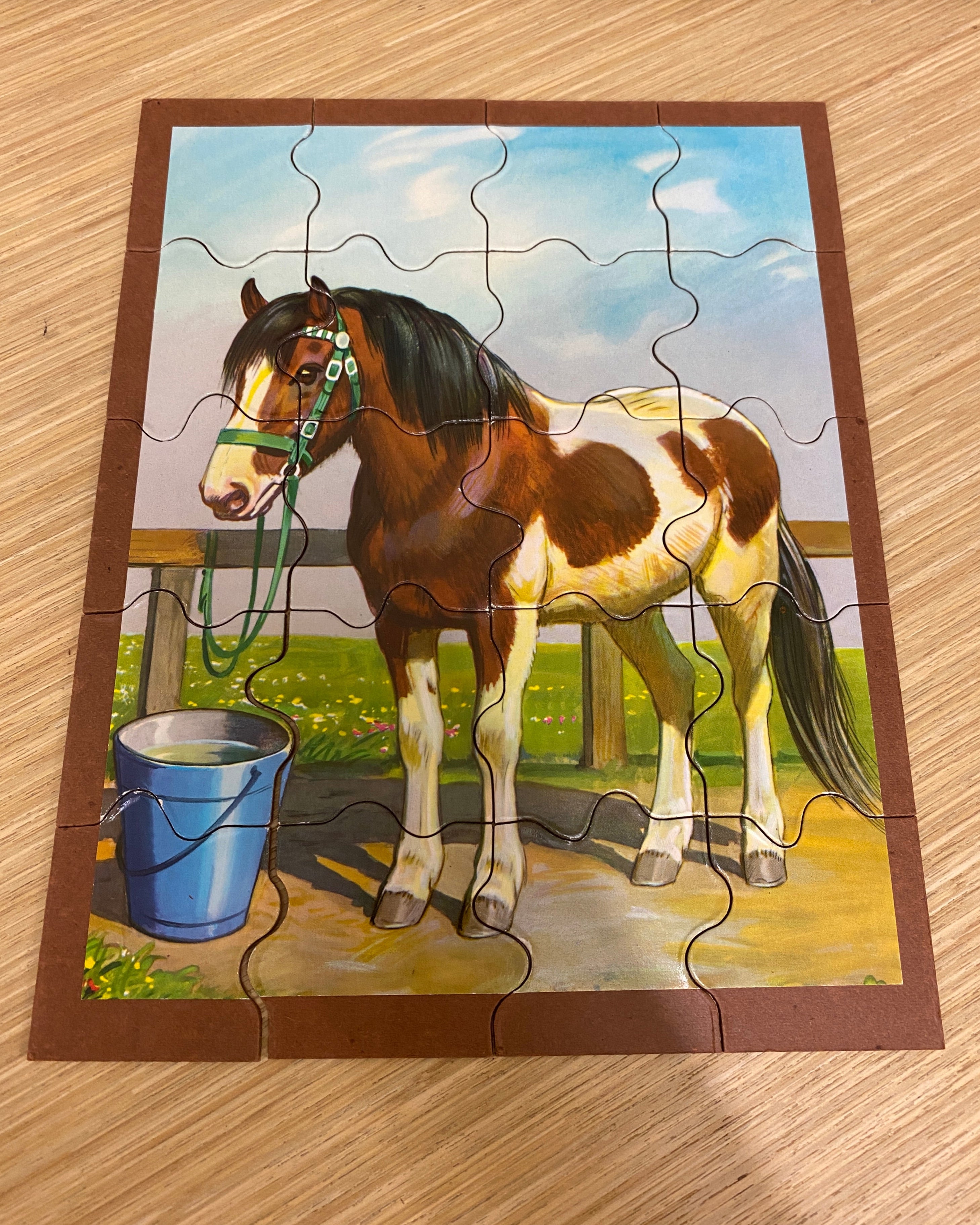 Vintage Philograph Publicators Farmers Friends Jigsaw Puzzle Horse