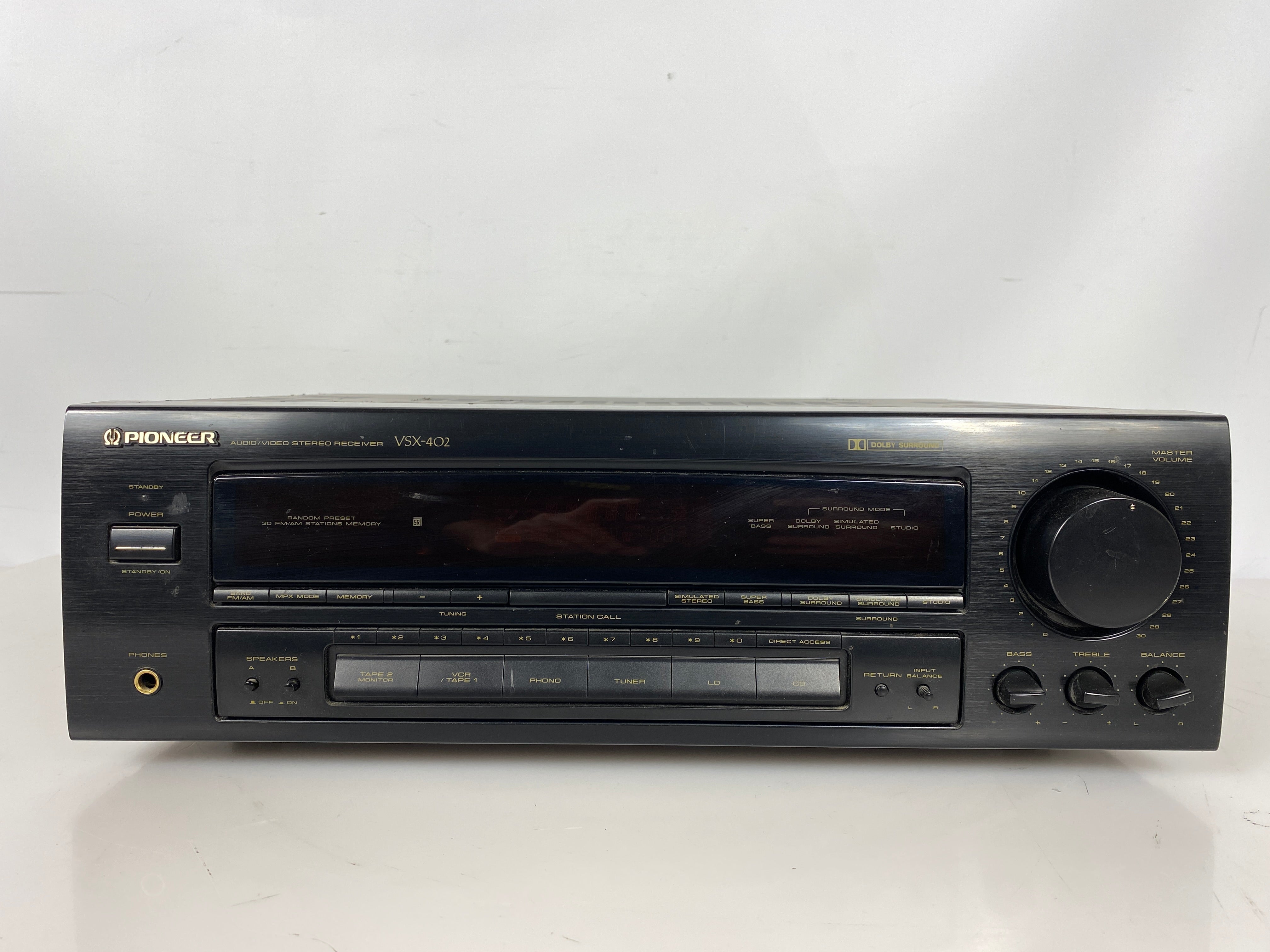 Vintage Pioneer VSX-402 Audio Video Receiver