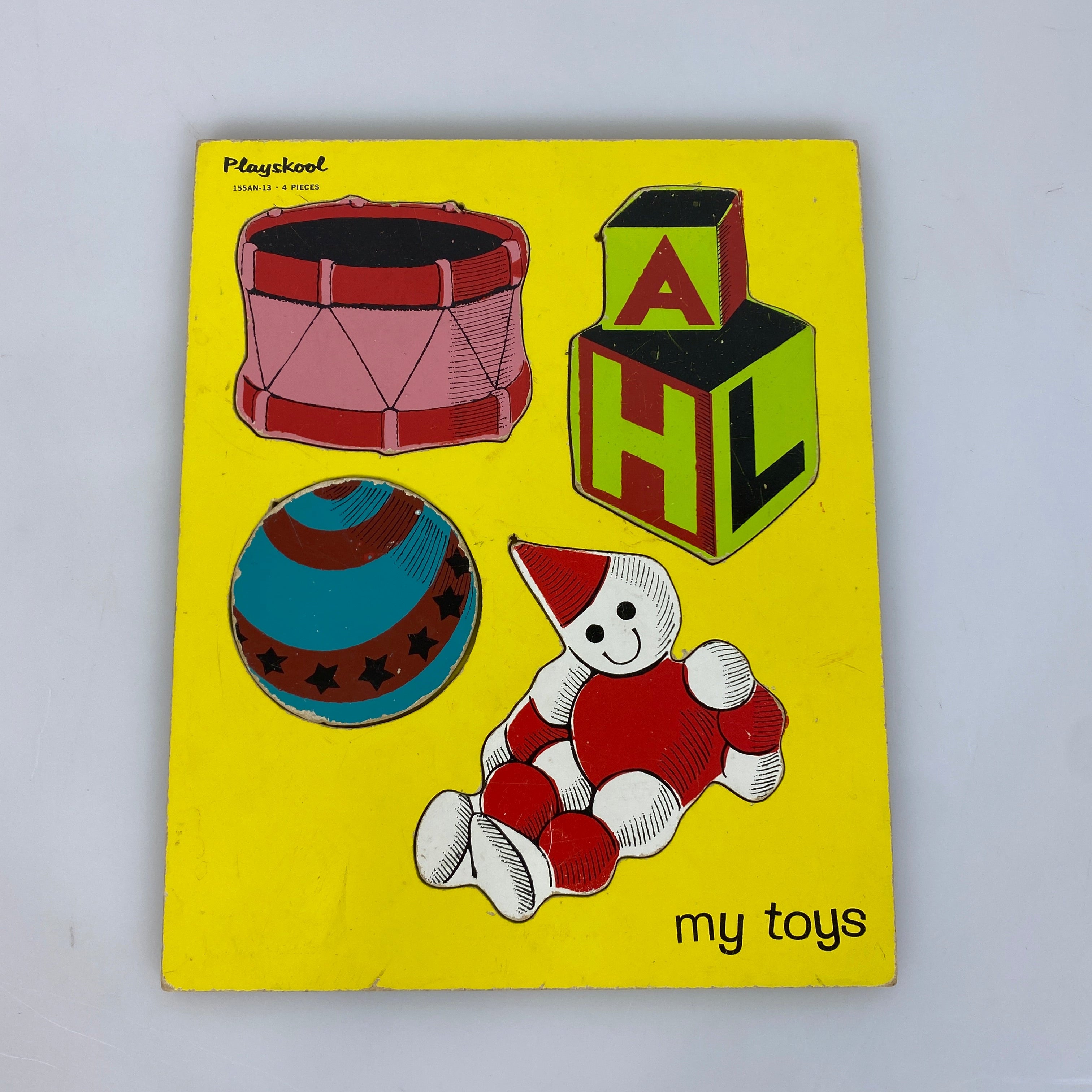 Vintage Playskool "My Toys" Children's Puzzle