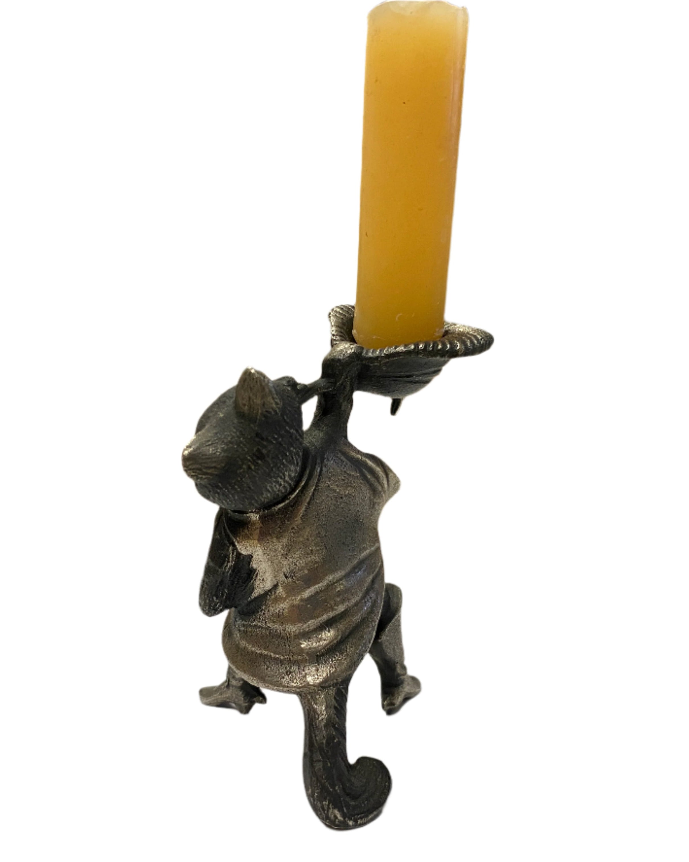 Vintage Puss in Boots Candle Holder