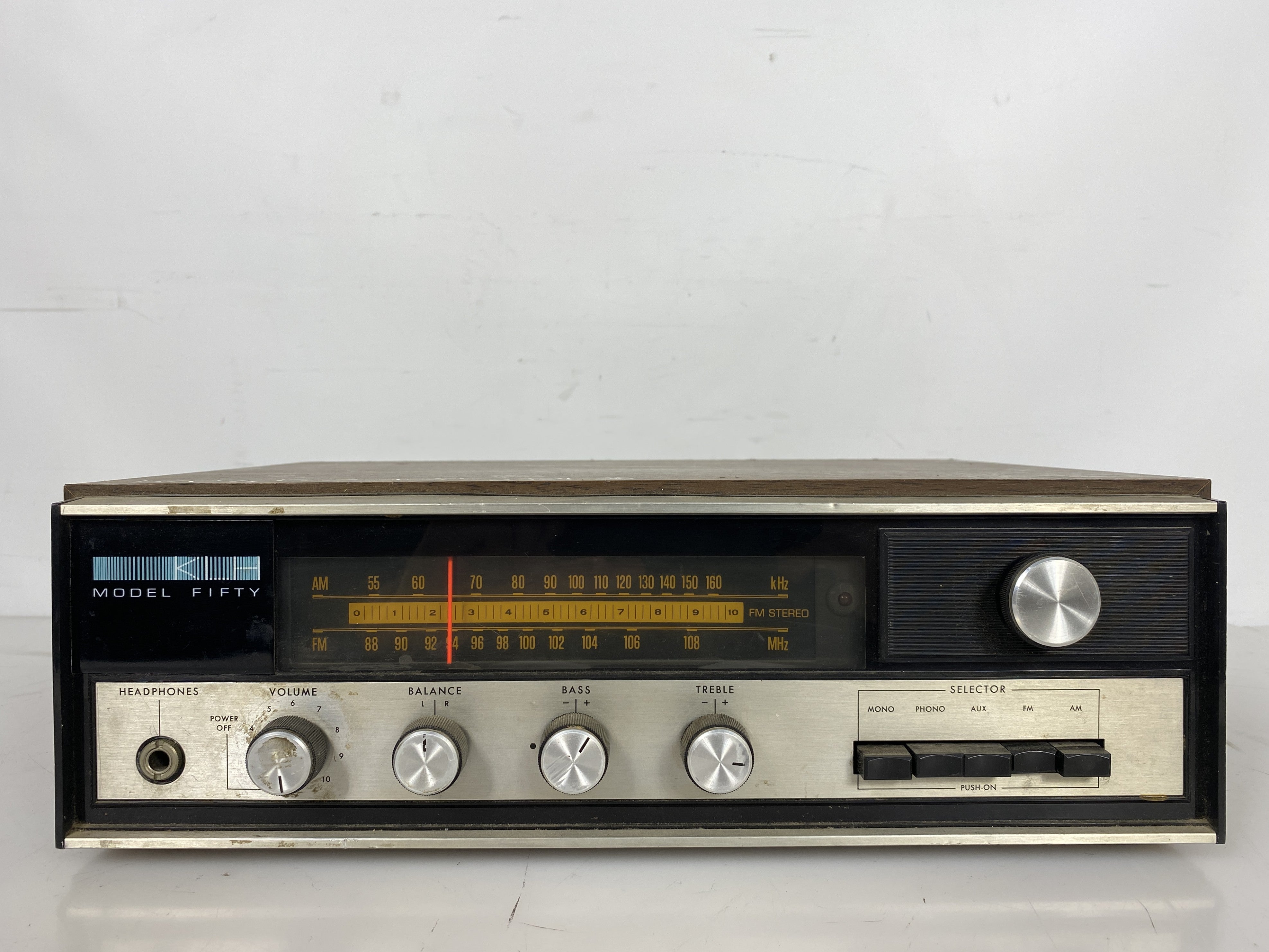 Vintage Rare KLH Model Fifty AM/FM Stereo Receiving System