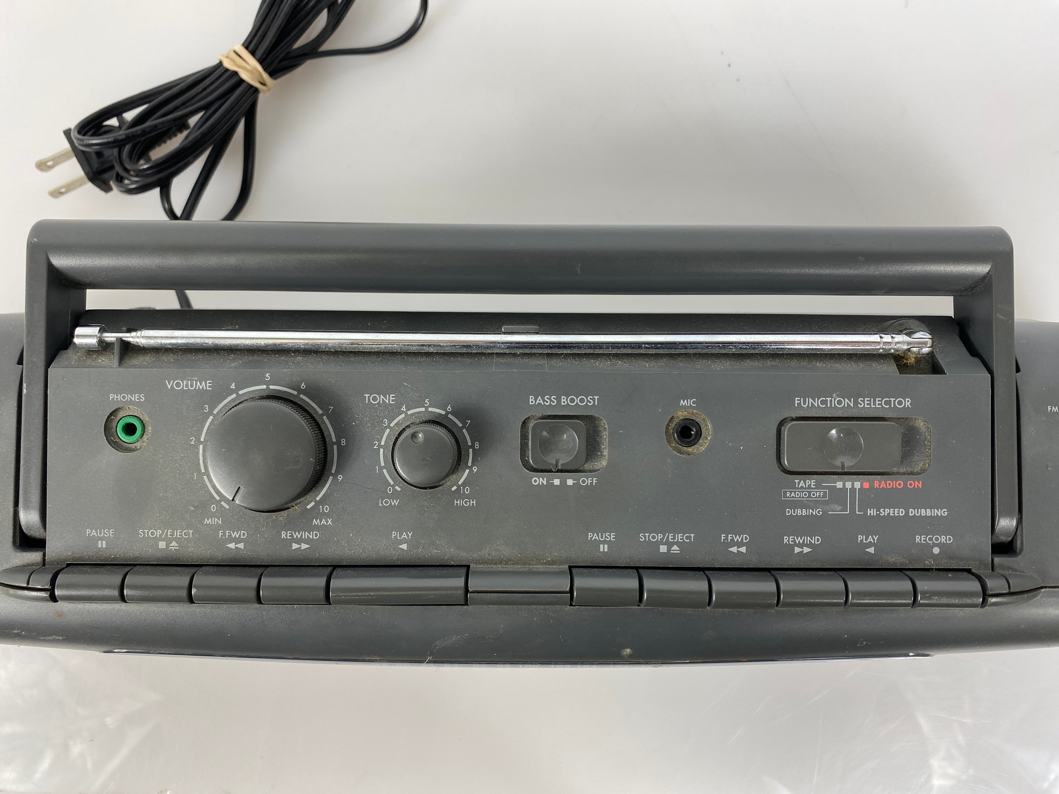 Vintage RCA RP-7768A AM/FM Stereo Radio Dual Cassette Boom Box