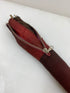 Vintage Red and Black Parasol with Detachable Handle and Cover