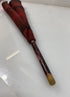 Vintage Red and Black Parasol with Detachable Handle and Cover