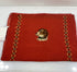 Vintage Red Embroidery Piece Dog Head and M