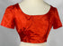 Vintage Red Silk Sari Shirt #2