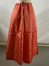 Vintage Red Silk Sari Skirt