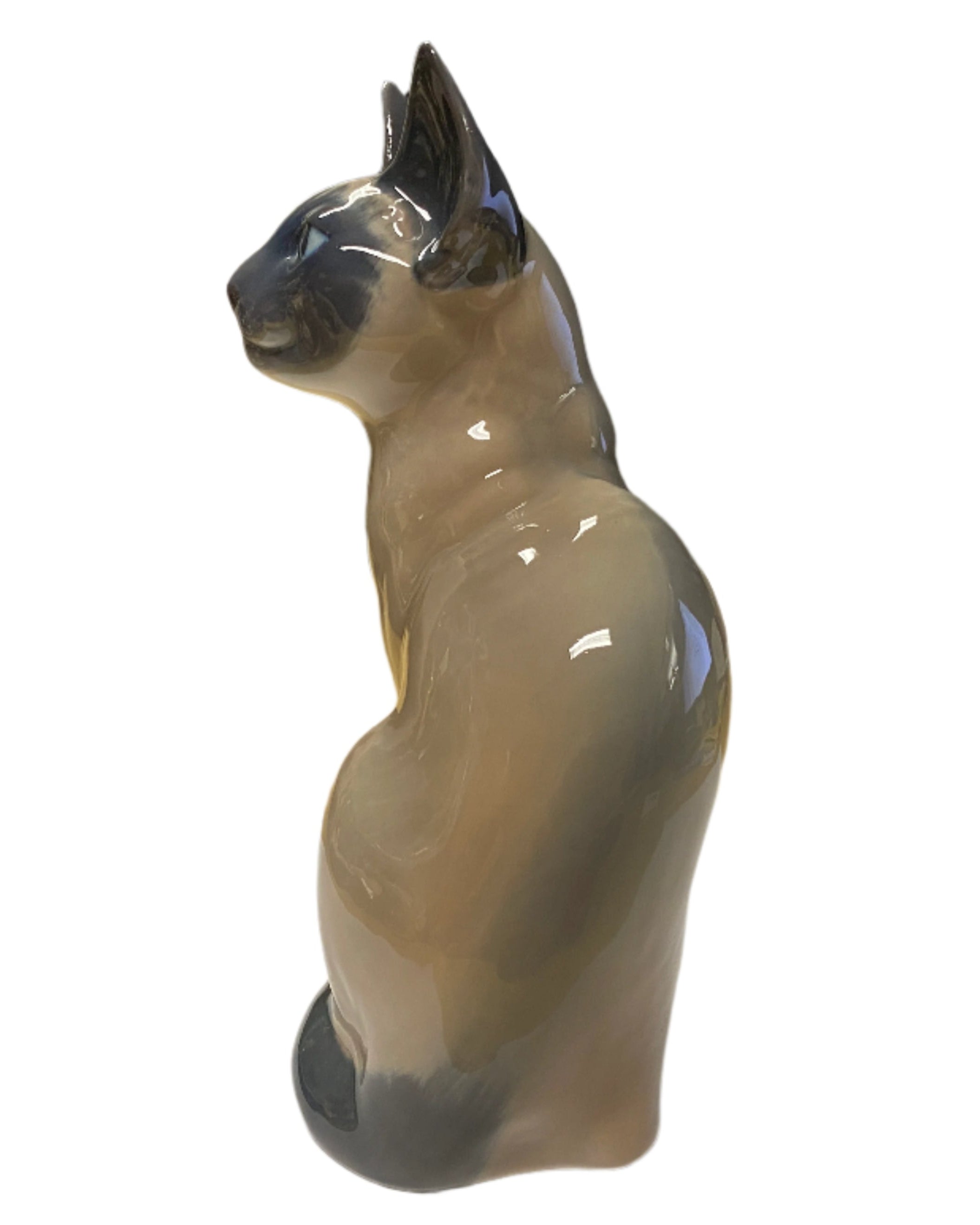 Vintage Royal Copenhagen Denmark Cat Figurine #2