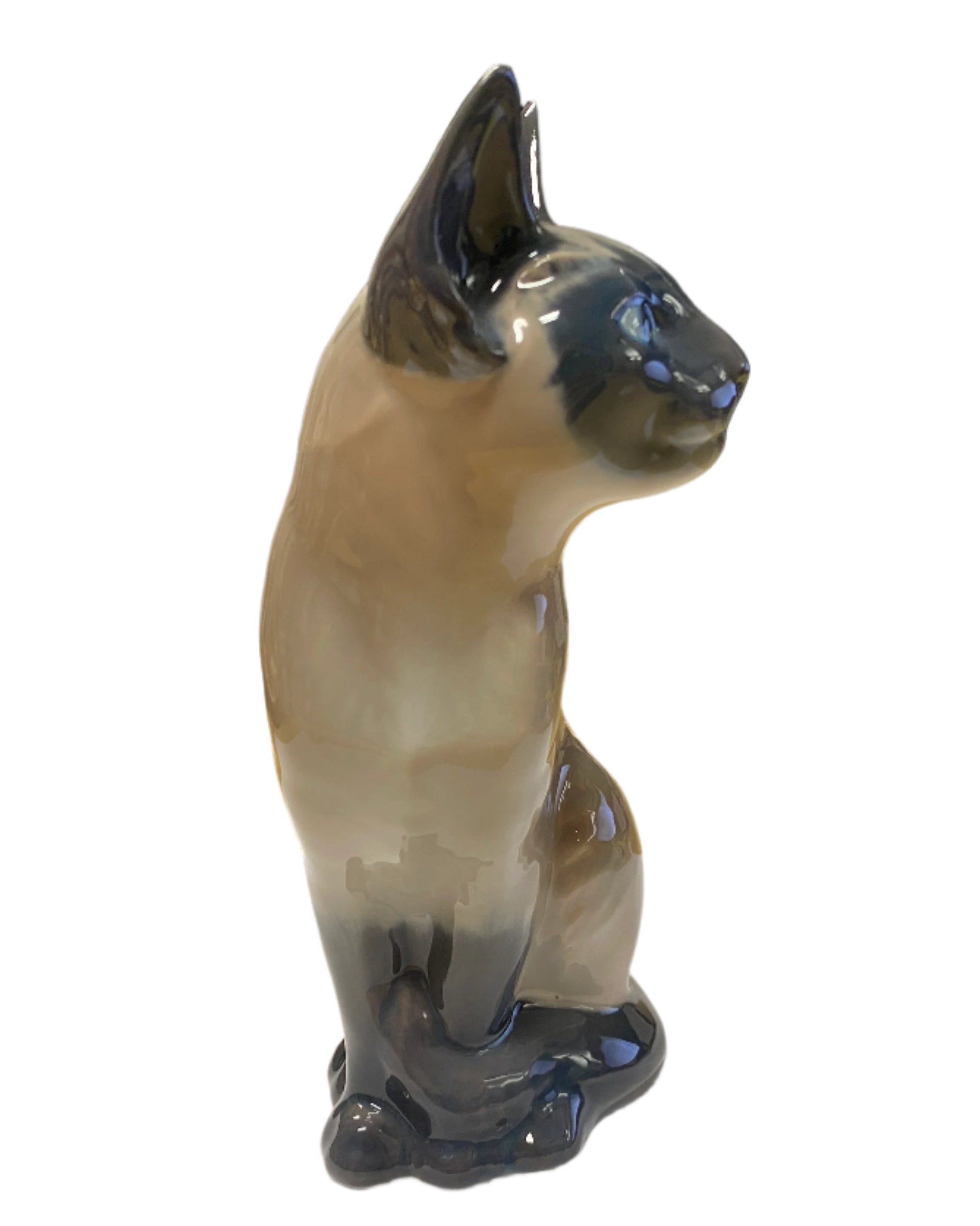Vintage Royal Copenhagen Denmark Cat Figurine #2