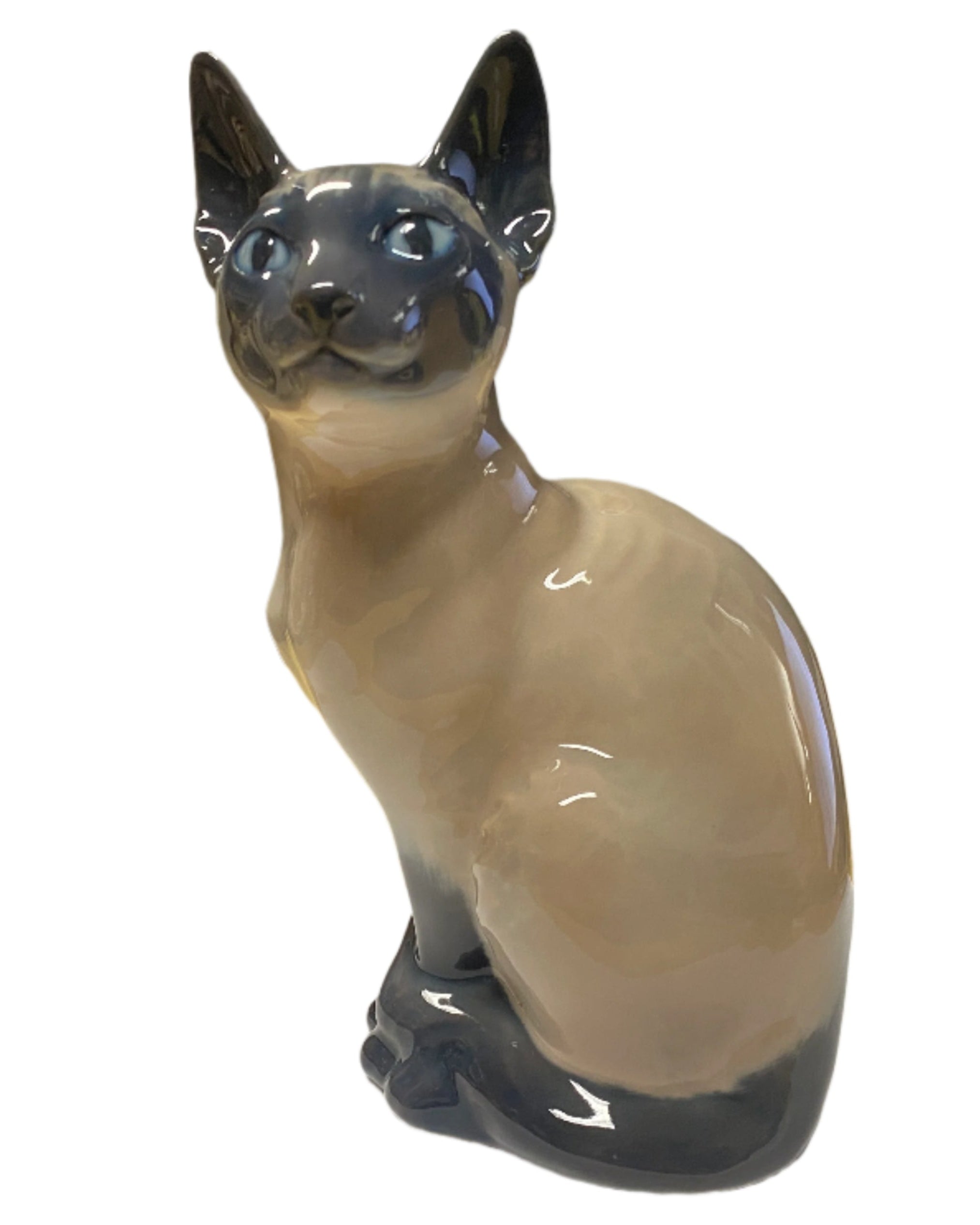 Vintage Royal Copenhagen Denmark Cat Figurine #2