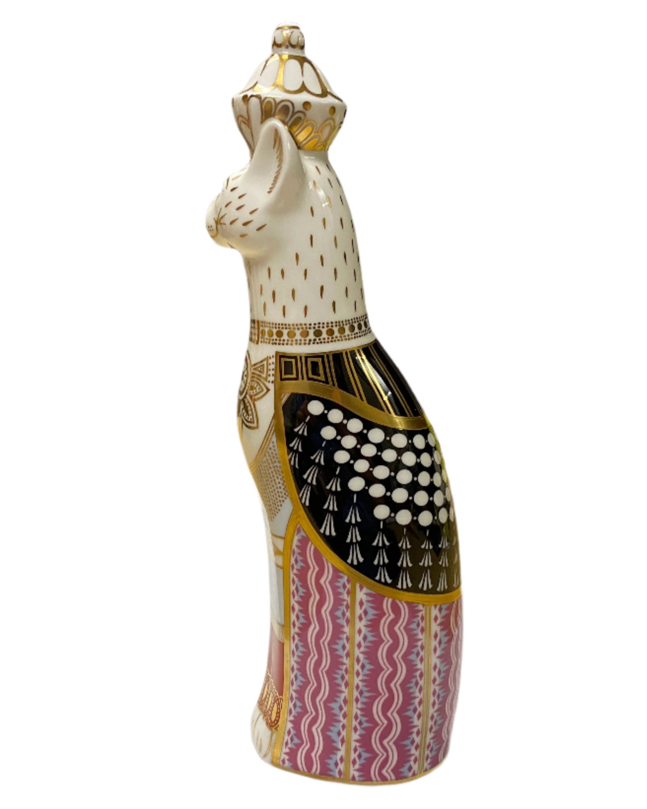 Vintage Royal Crown Derby Burmese Cat Figurine