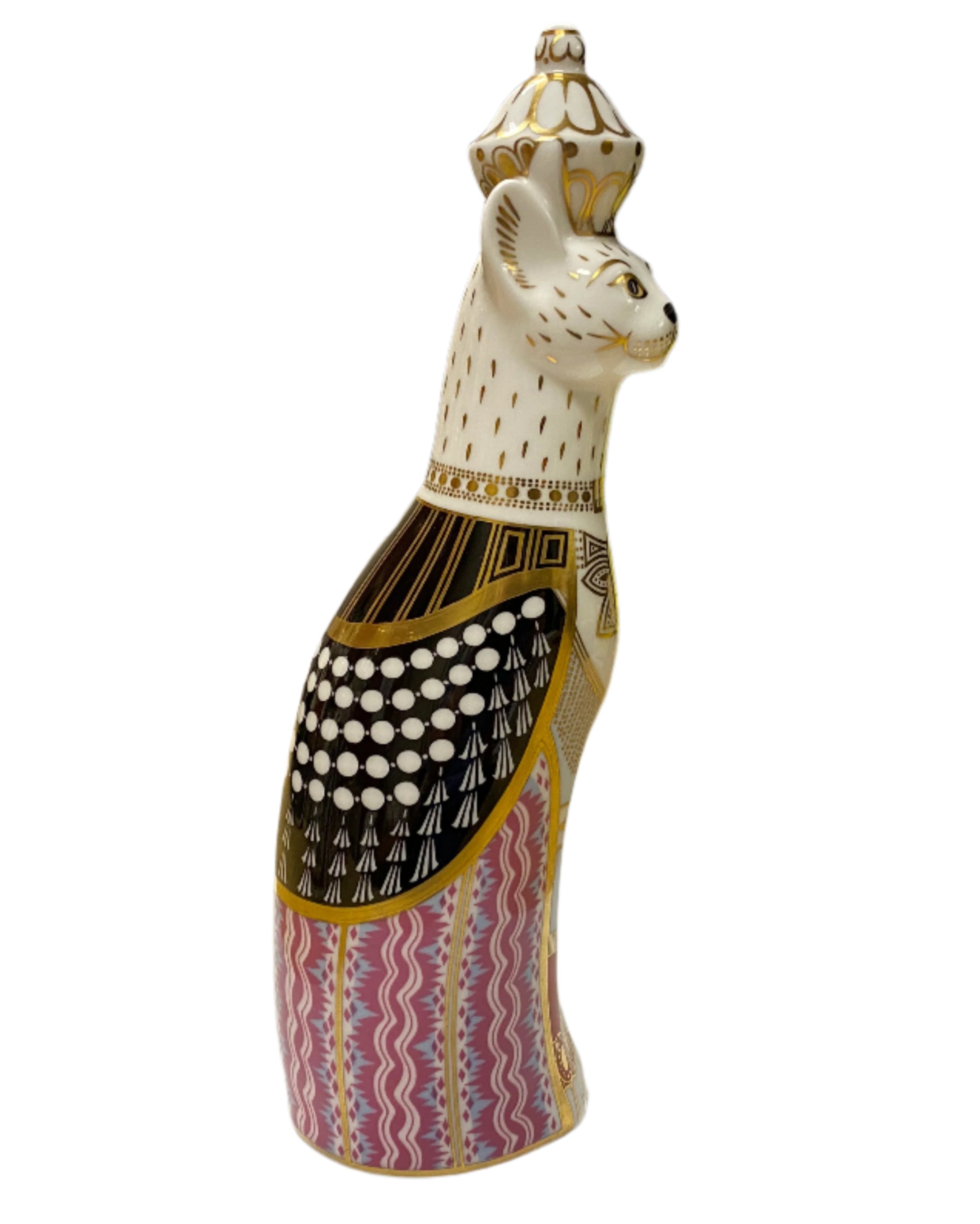 Vintage Royal Crown Derby Burmese Cat Figurine