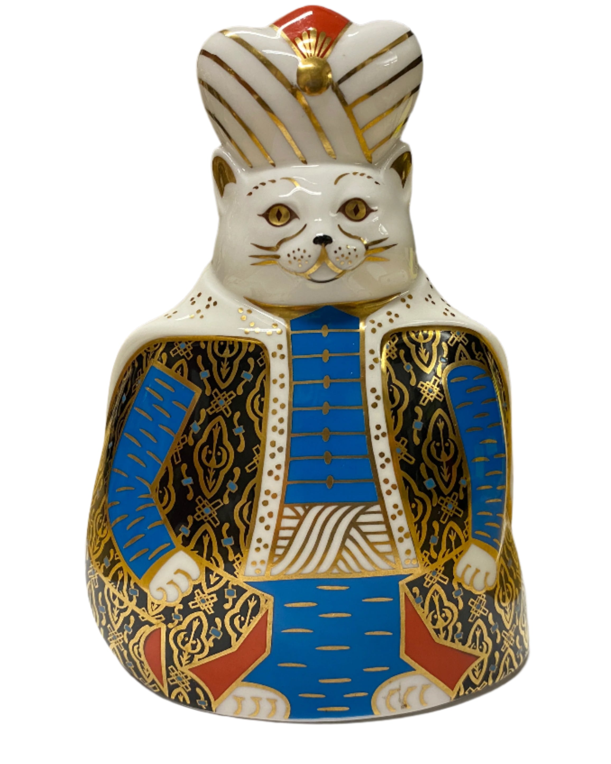 Vintage Royal Crown Derby Persian Cat Figurine