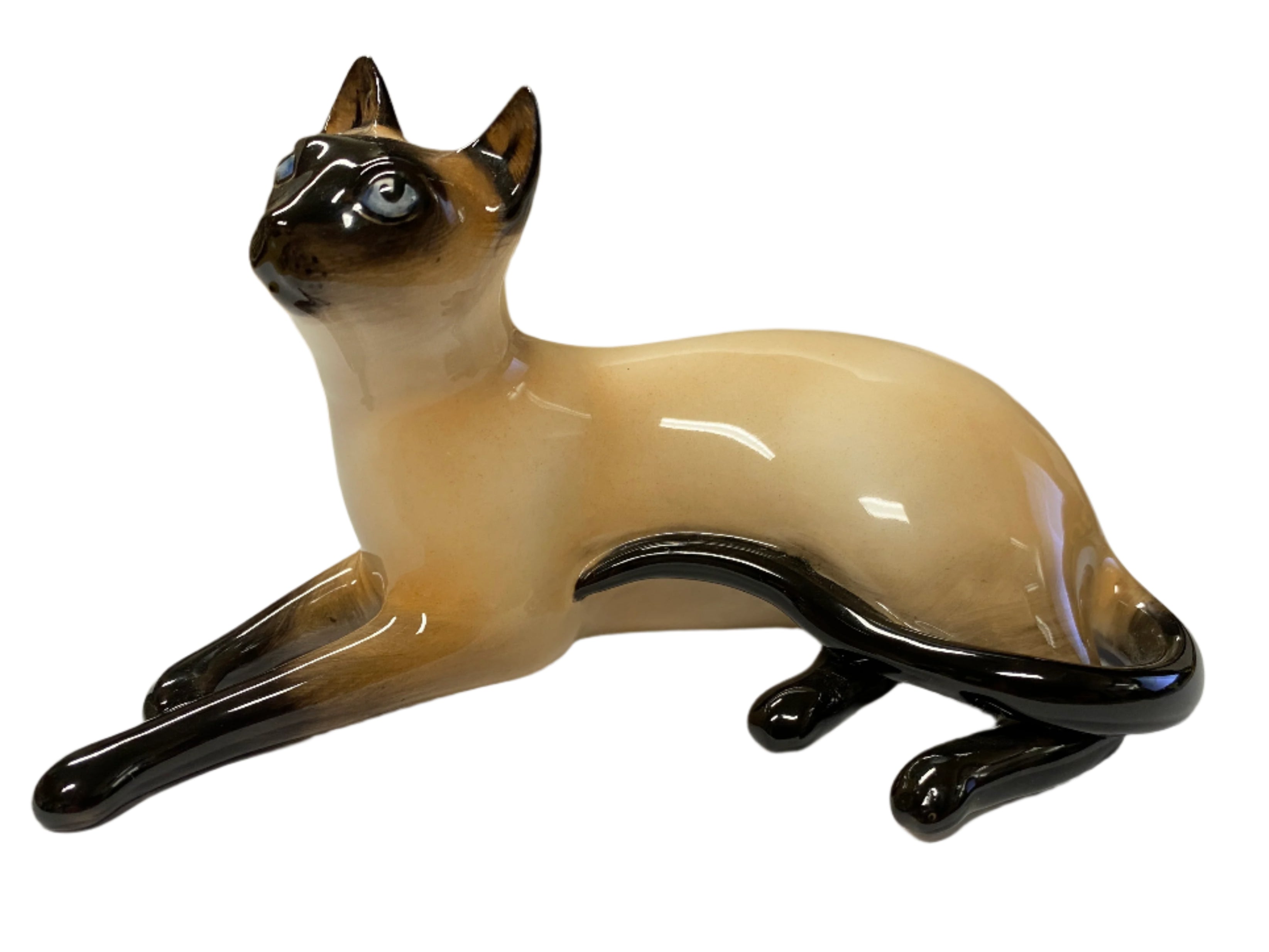 Vintage Royal Doulton Siamese Cat Figurine