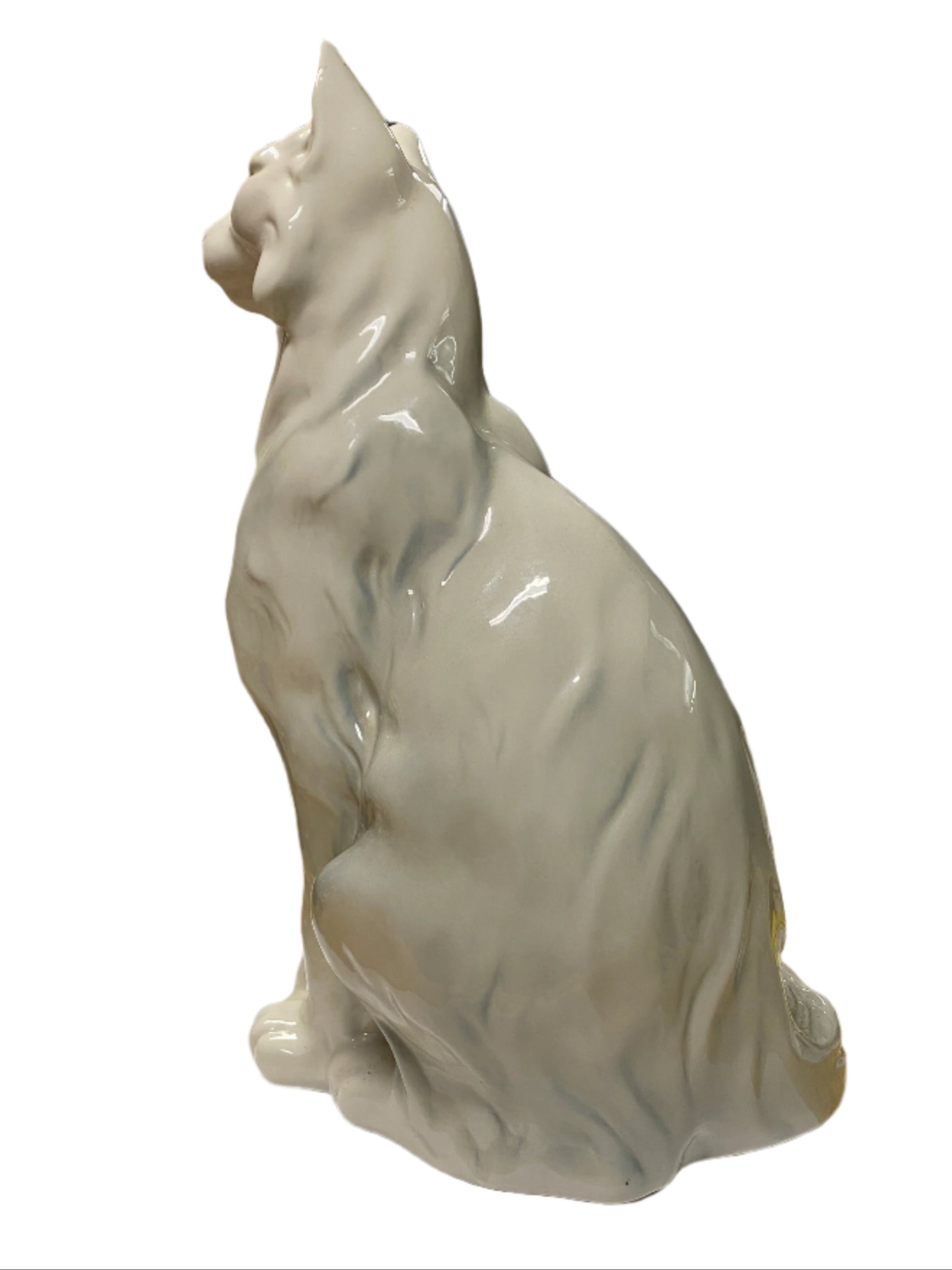 Vintage Royal Dux Ceramic Cat Figurine