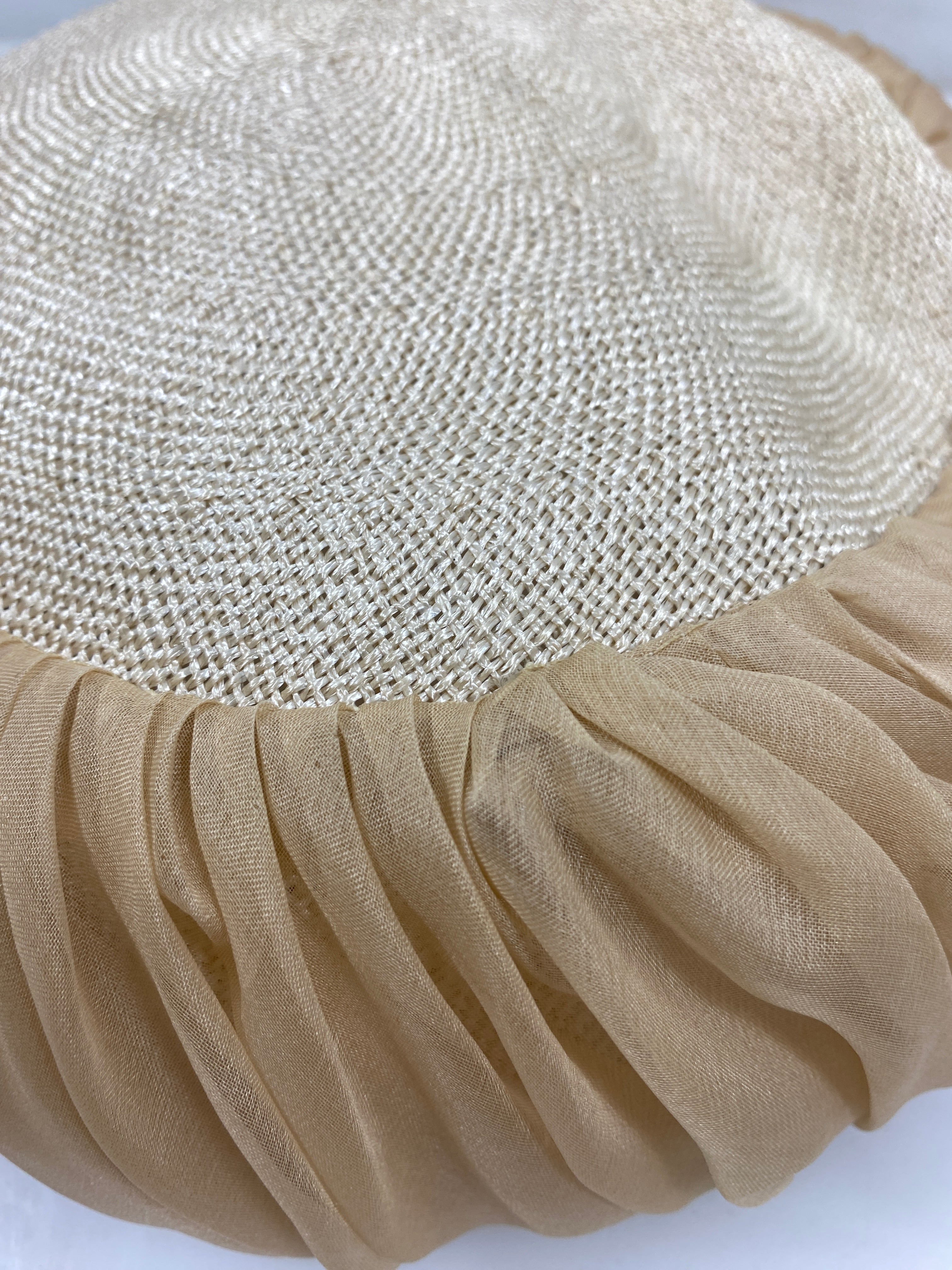 Vintage Saks Fifth Avenue Blush Mushroom Hat