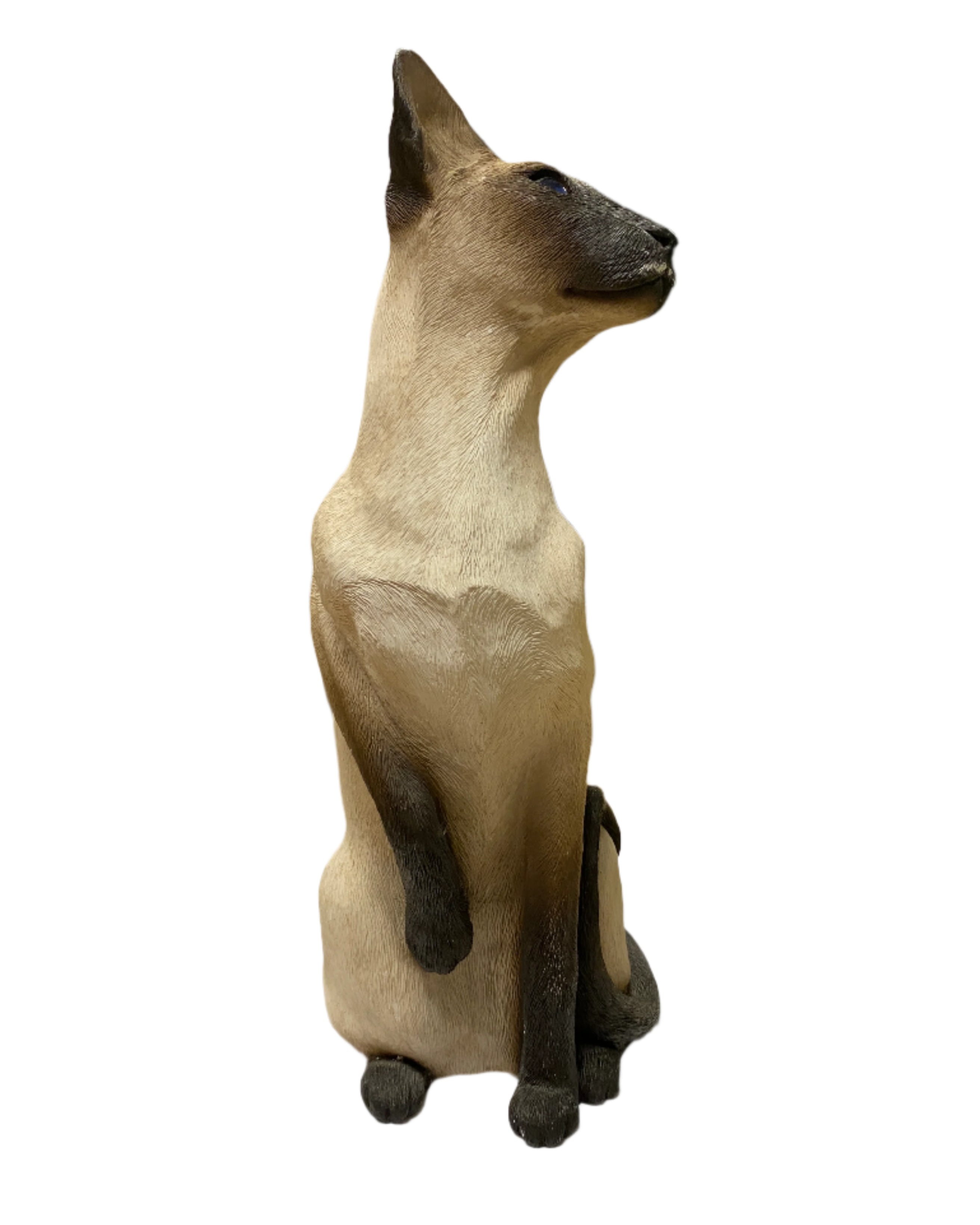 Vintage Sandicast Resin Siamese Cat Figurine