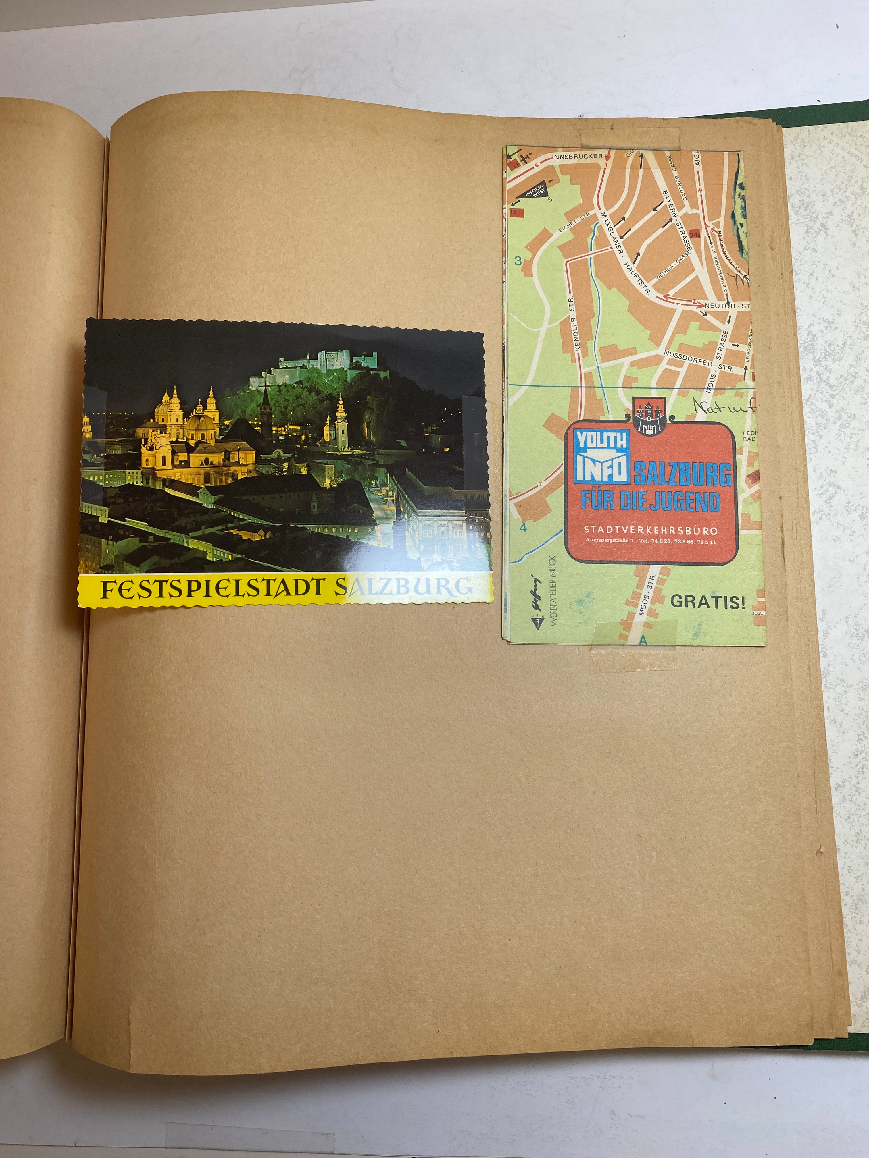 Vintage Scrapbook 1970s Alcatraz Las Vegas Europe