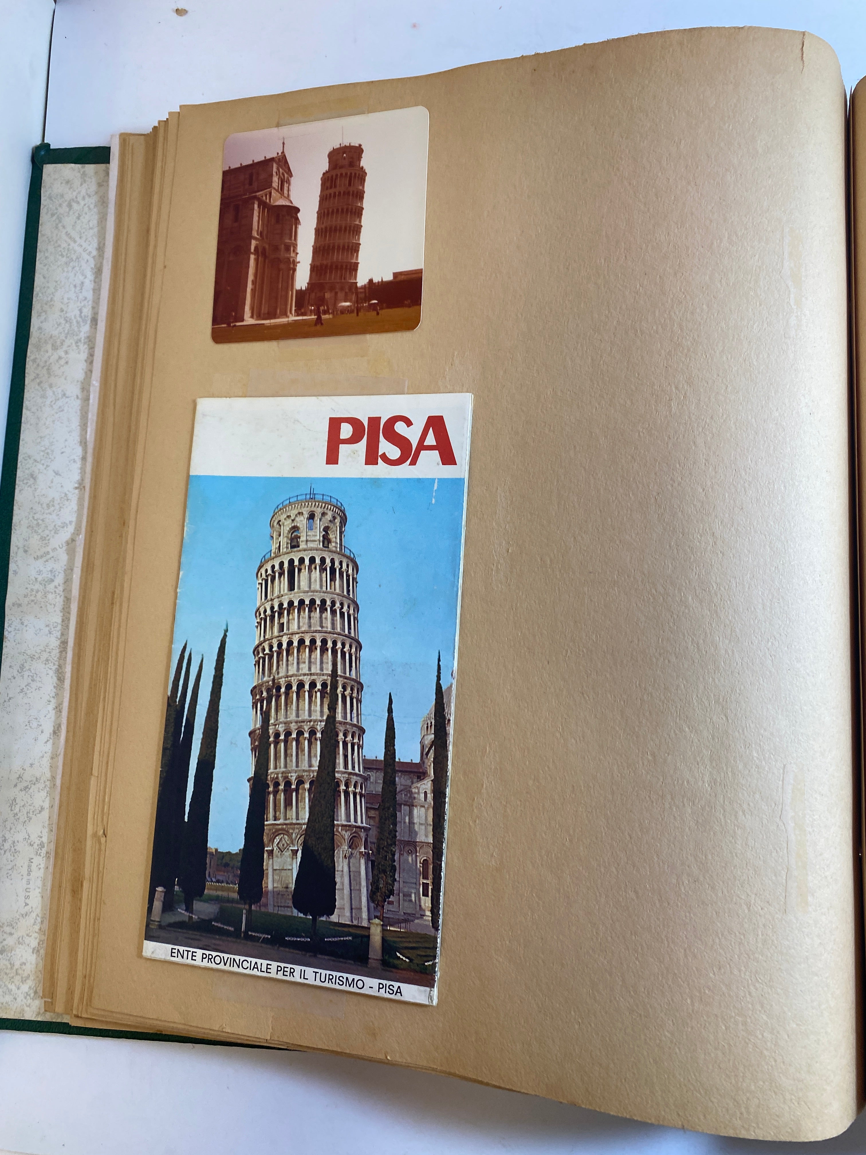 Vintage Scrapbook 1970s Alcatraz Las Vegas Europe