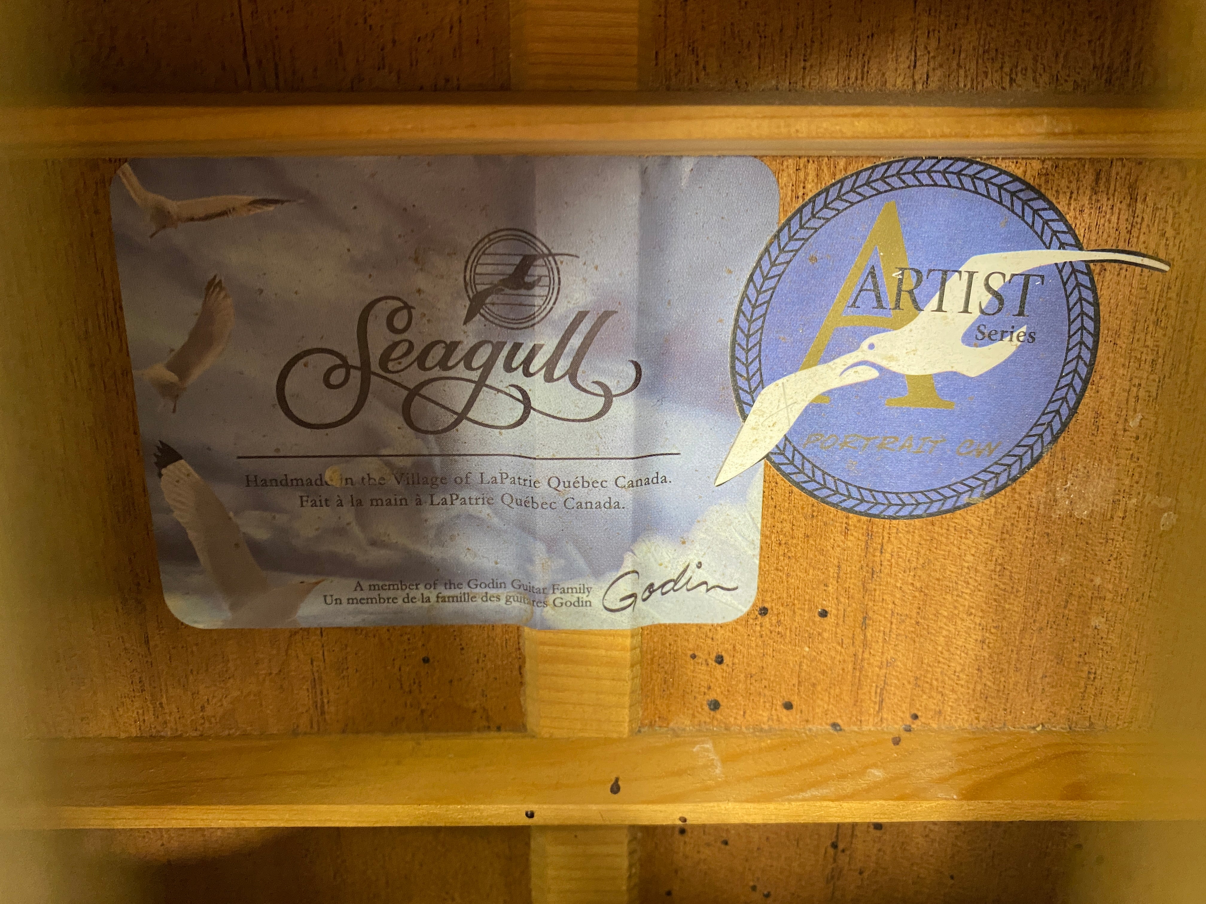 Vintage Seagull Artist Series Electric Acoustic Guitar