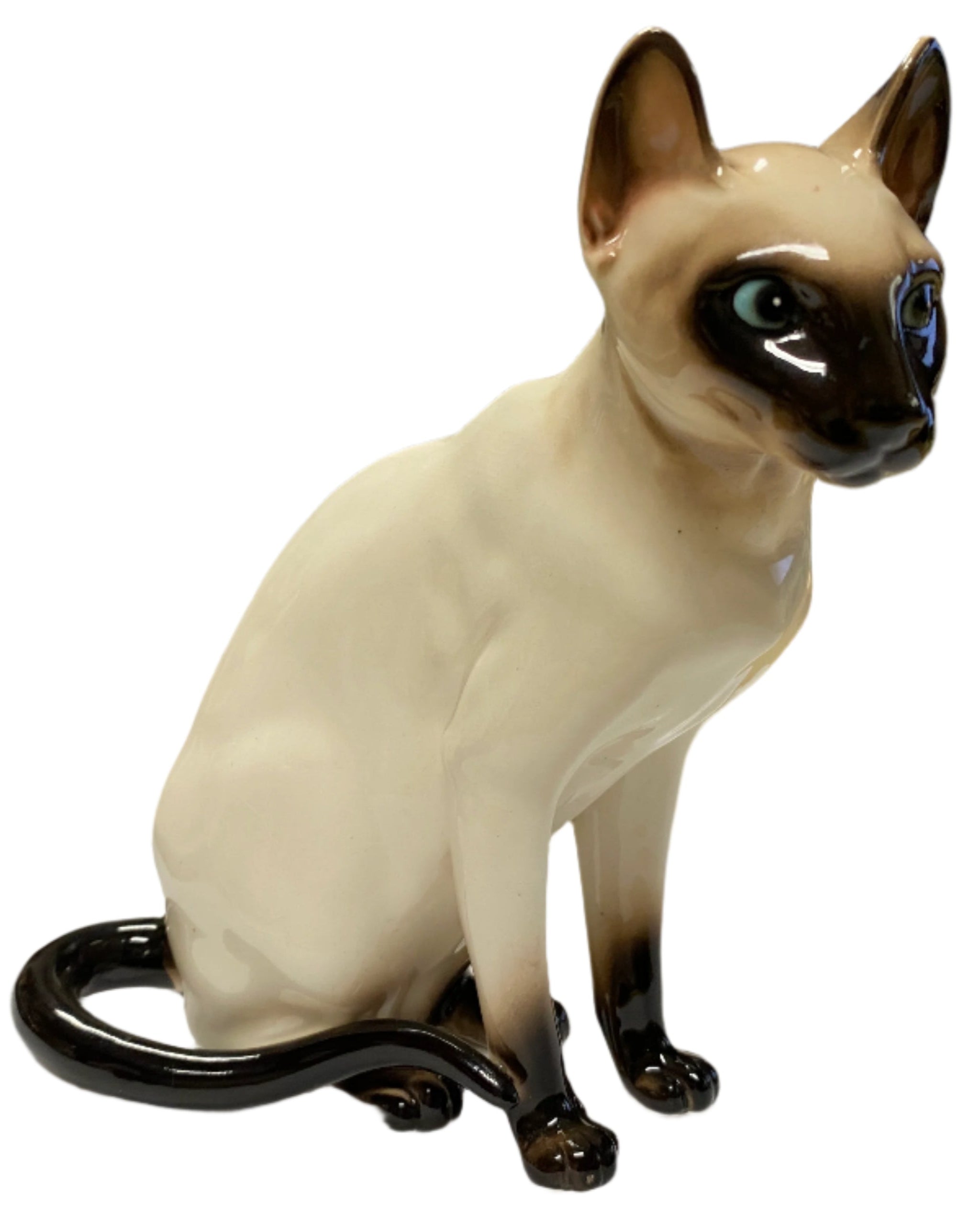 Vintage Siamese Cat Figurine #2