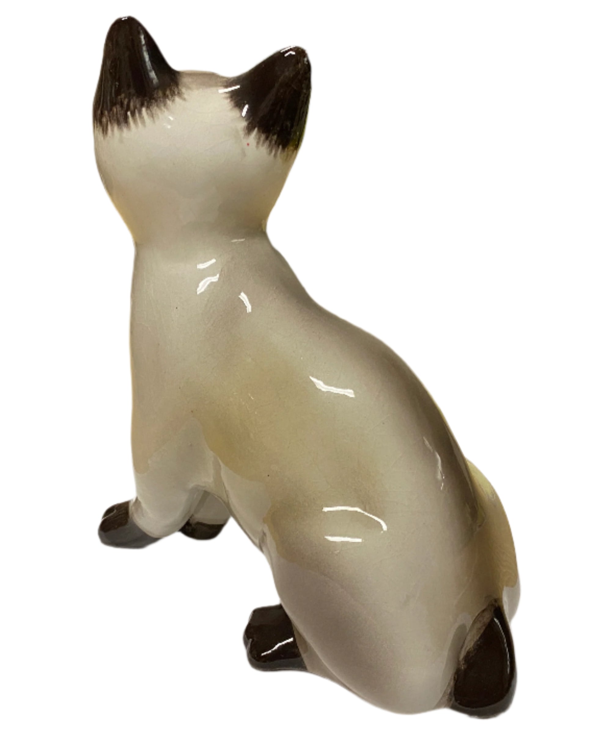 Vintage Siamese Cat Figurine #4