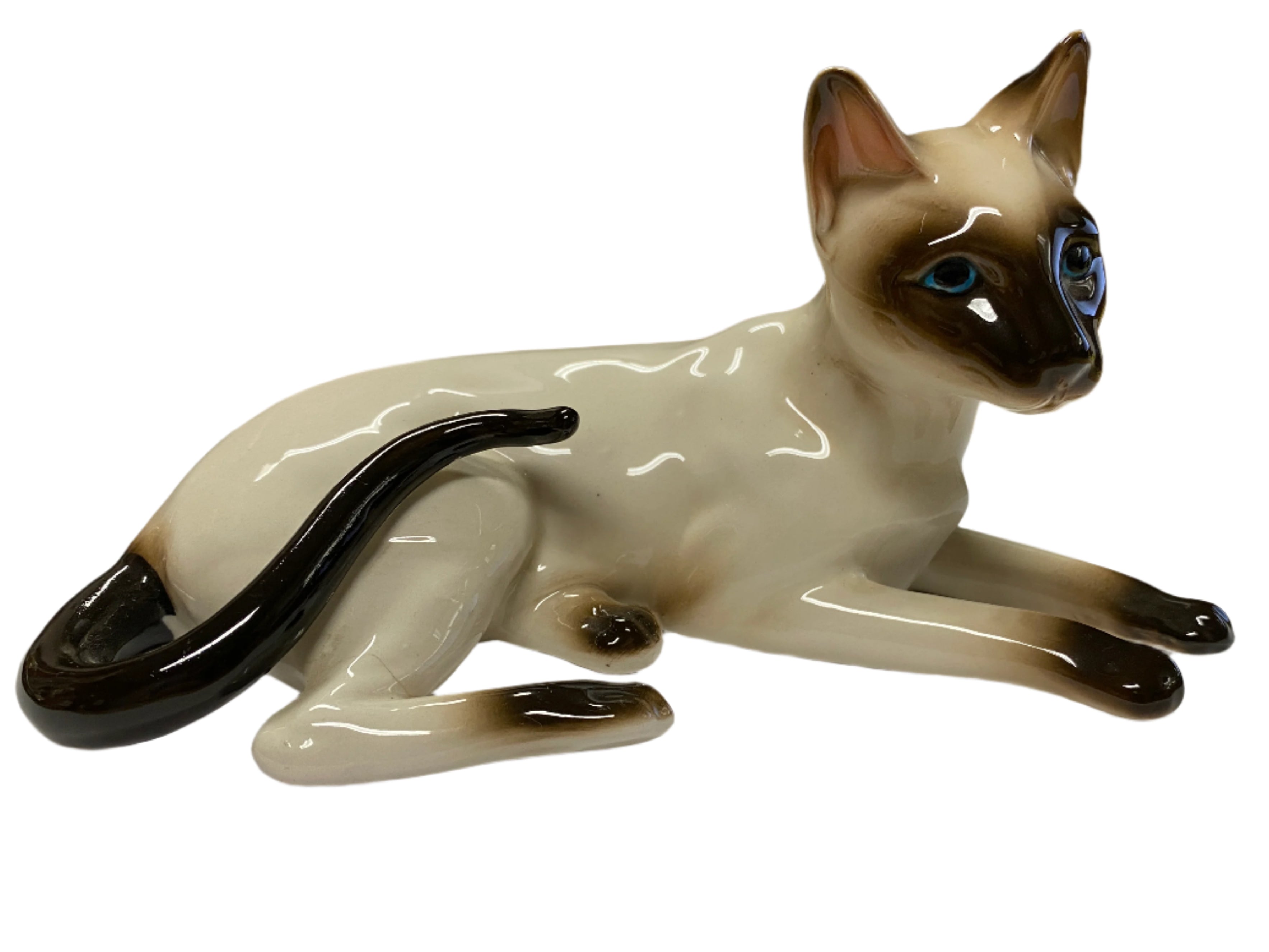 Vintage Siamese Cat Figurine