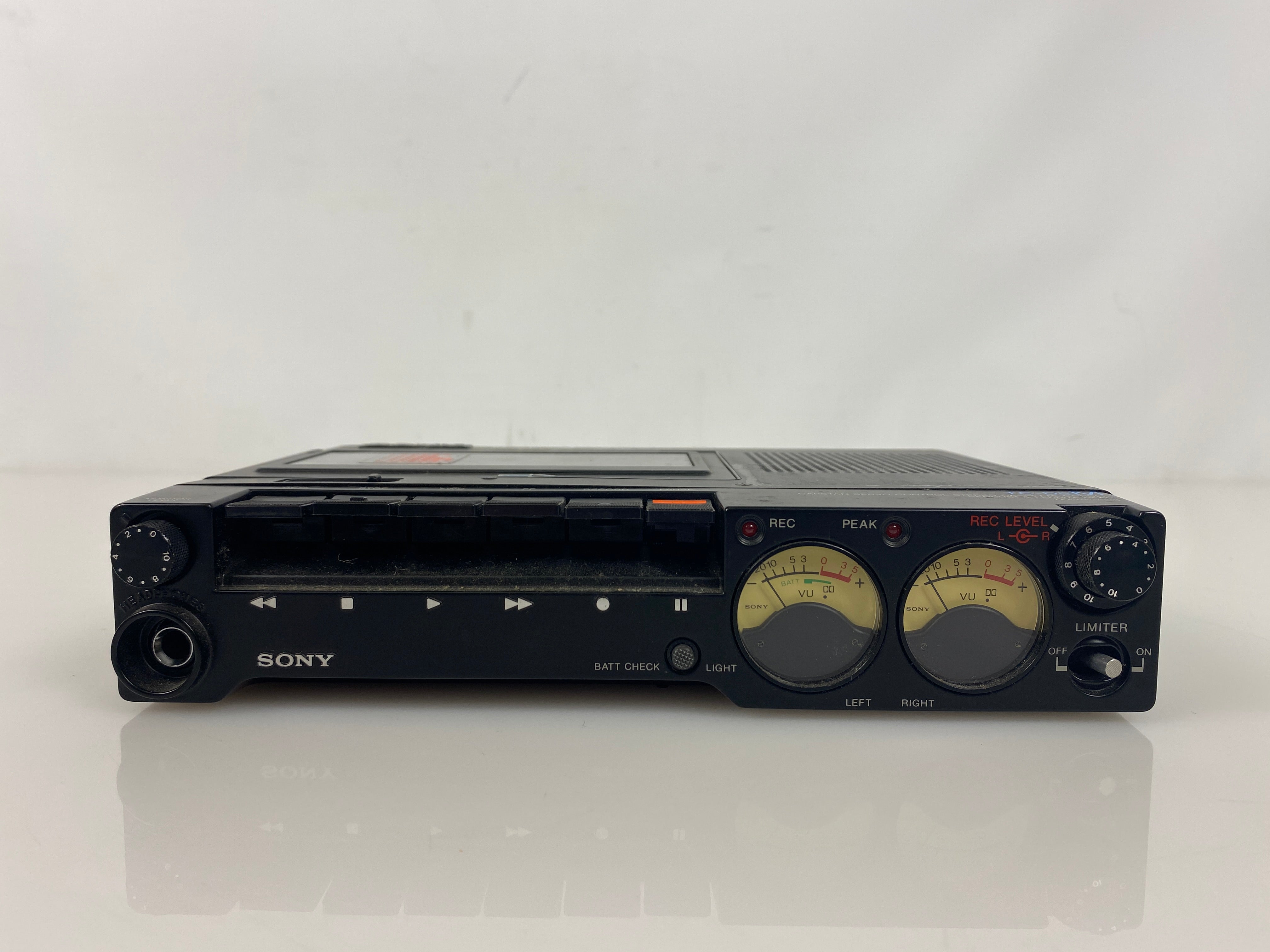 Vintage Sony TC-D5M Stereo Cassette Recorder w/ Power Adapter