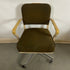 Vintage Steelcase #C148 Brown Upholstered Metal Office Chair