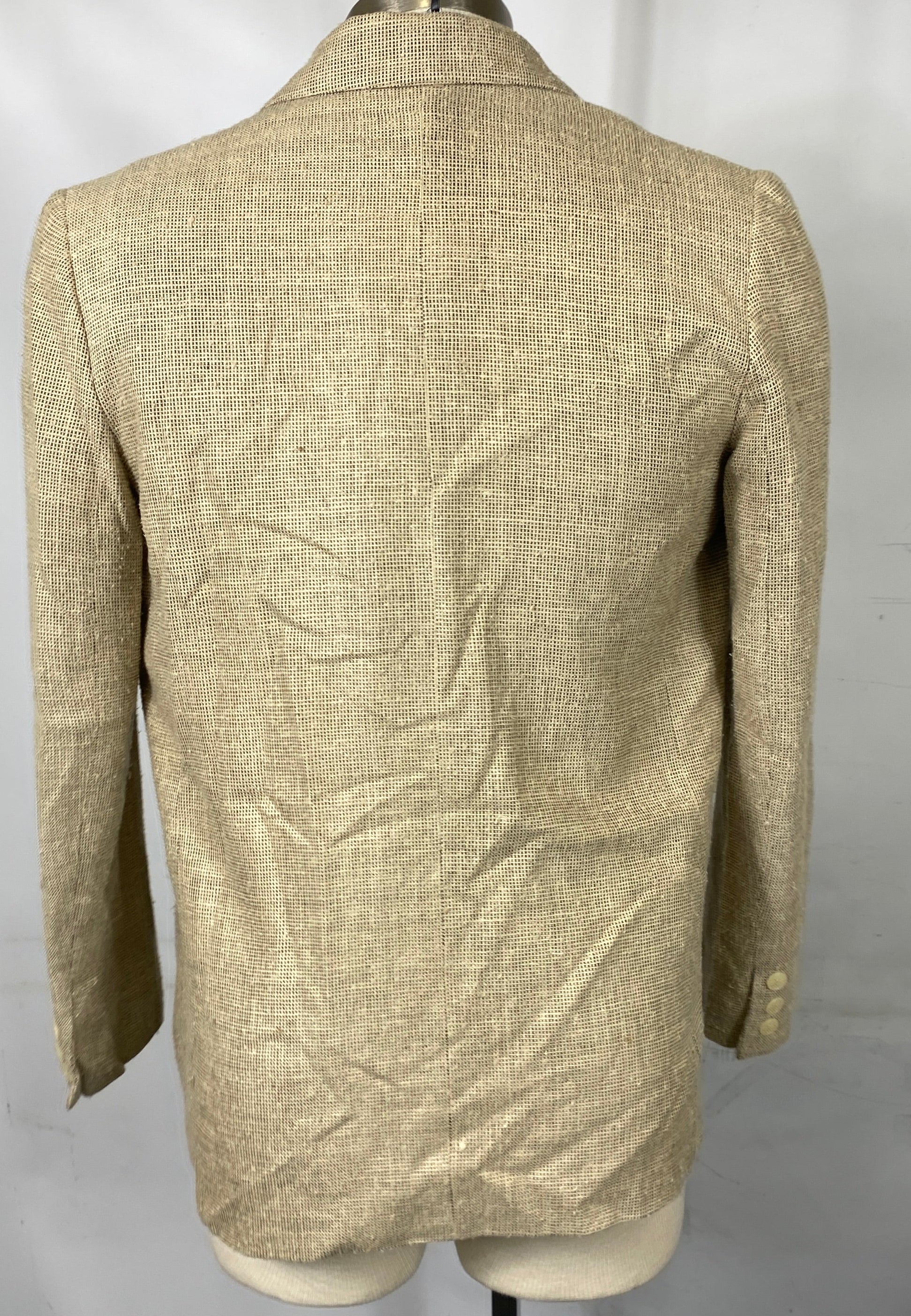 Vintage Tan Suit Jacket and Skirt Women's Size 12